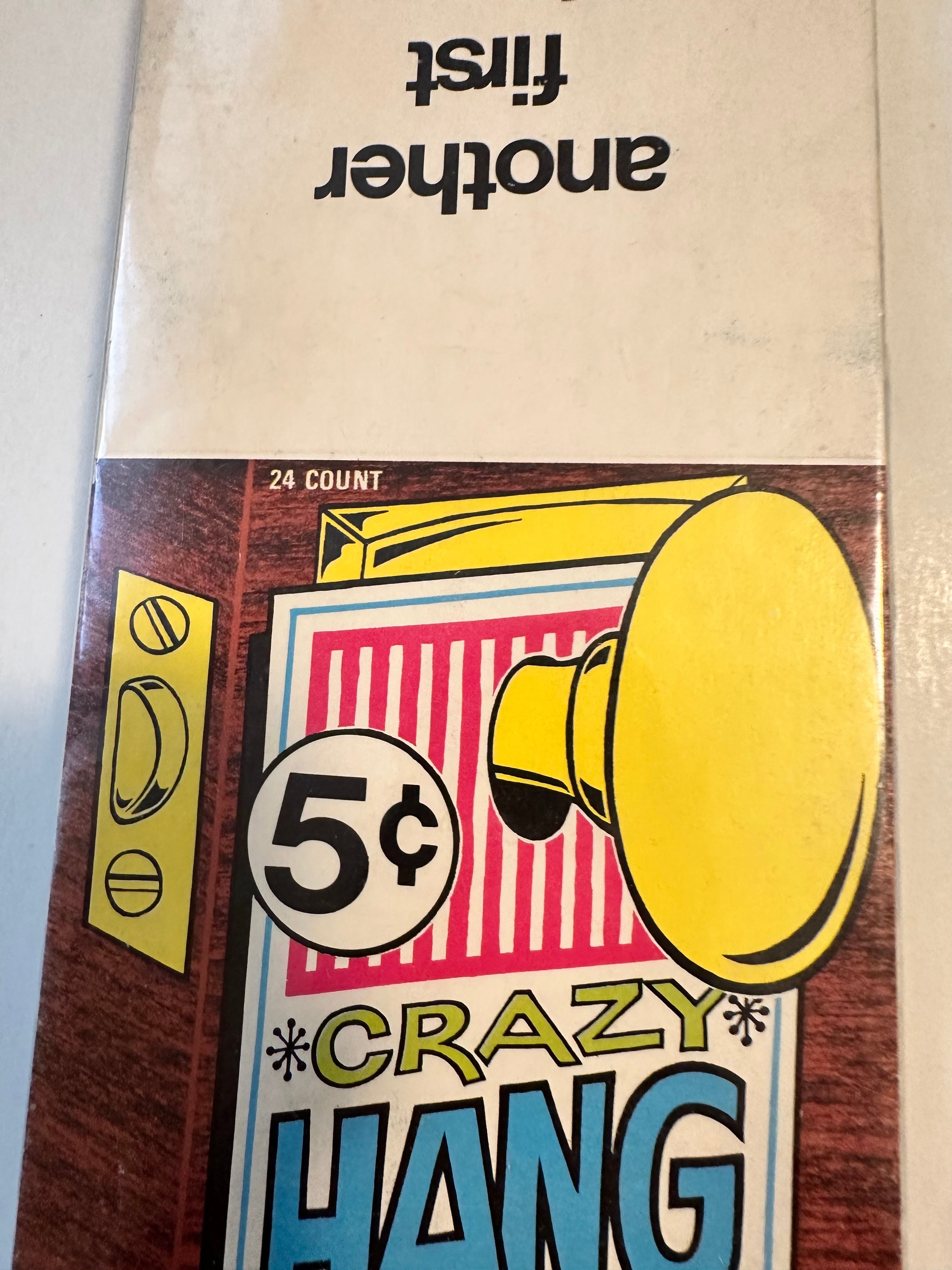 Crazy Hang Ups rare 24 packs box 1960s