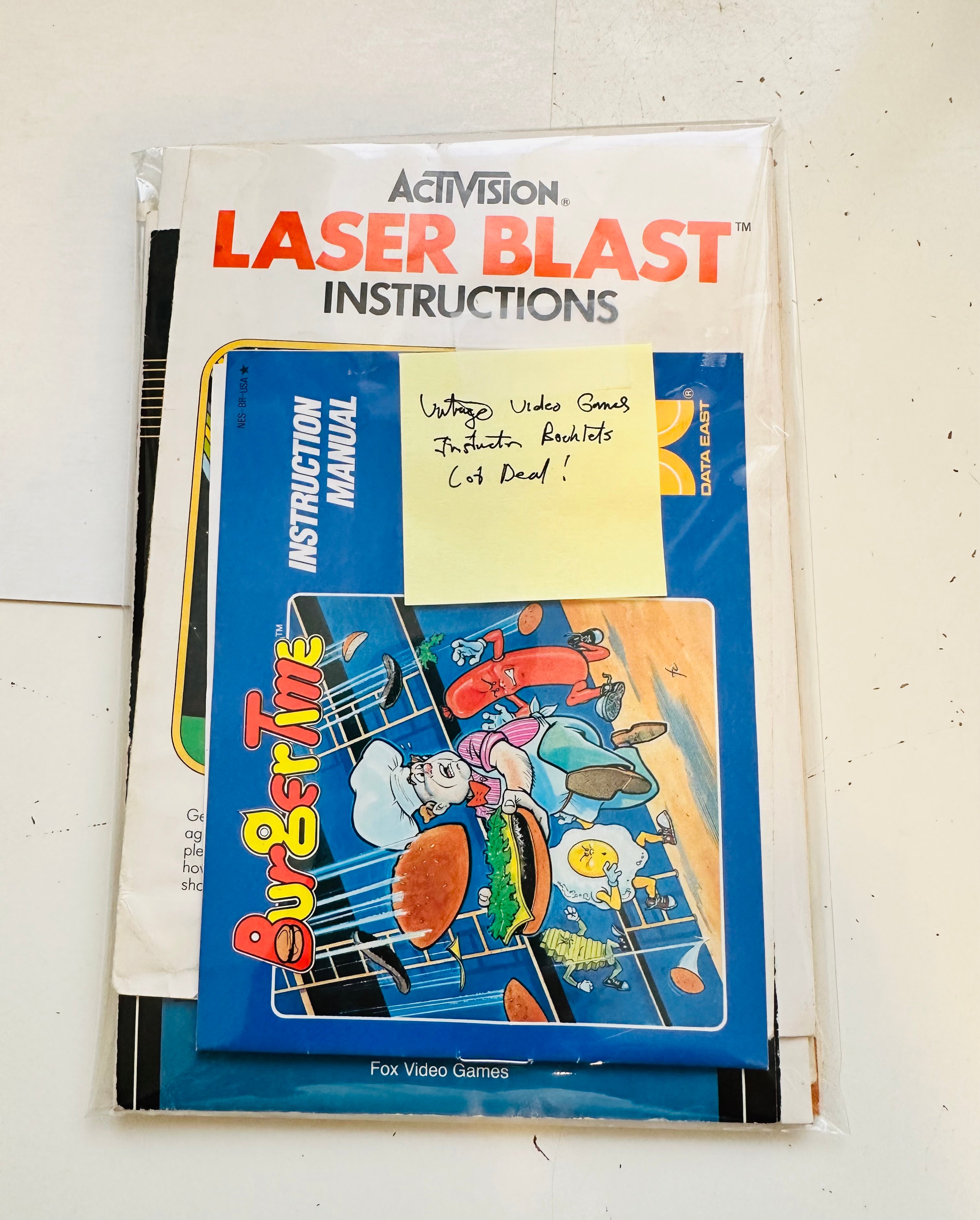 Video Games instruction booklets 1980s-1990s lot deal