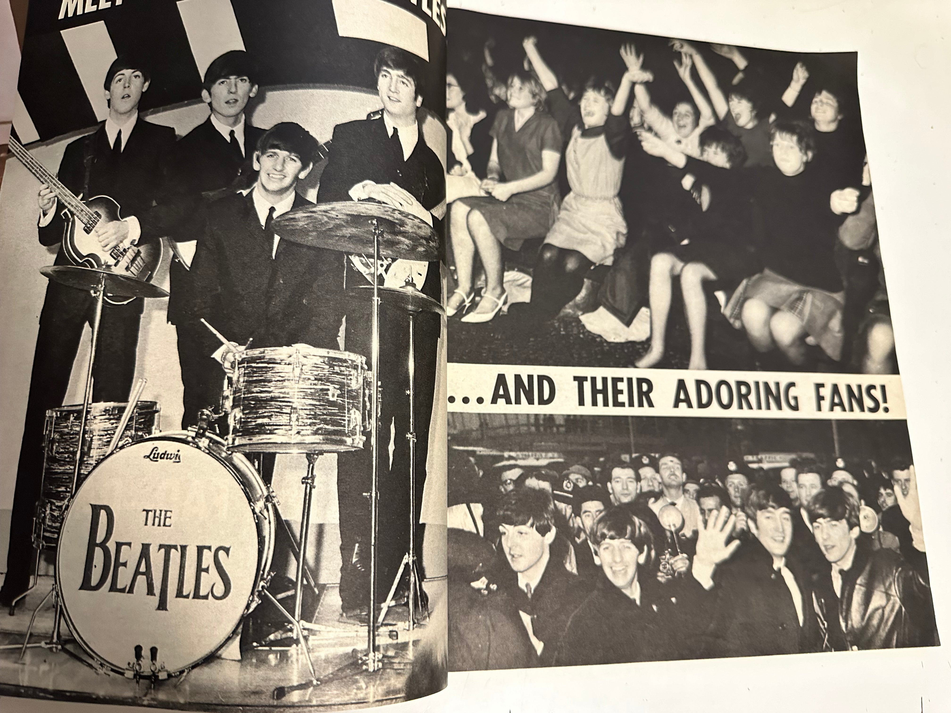 Beatlemania rare #1 vintage magazine 1964