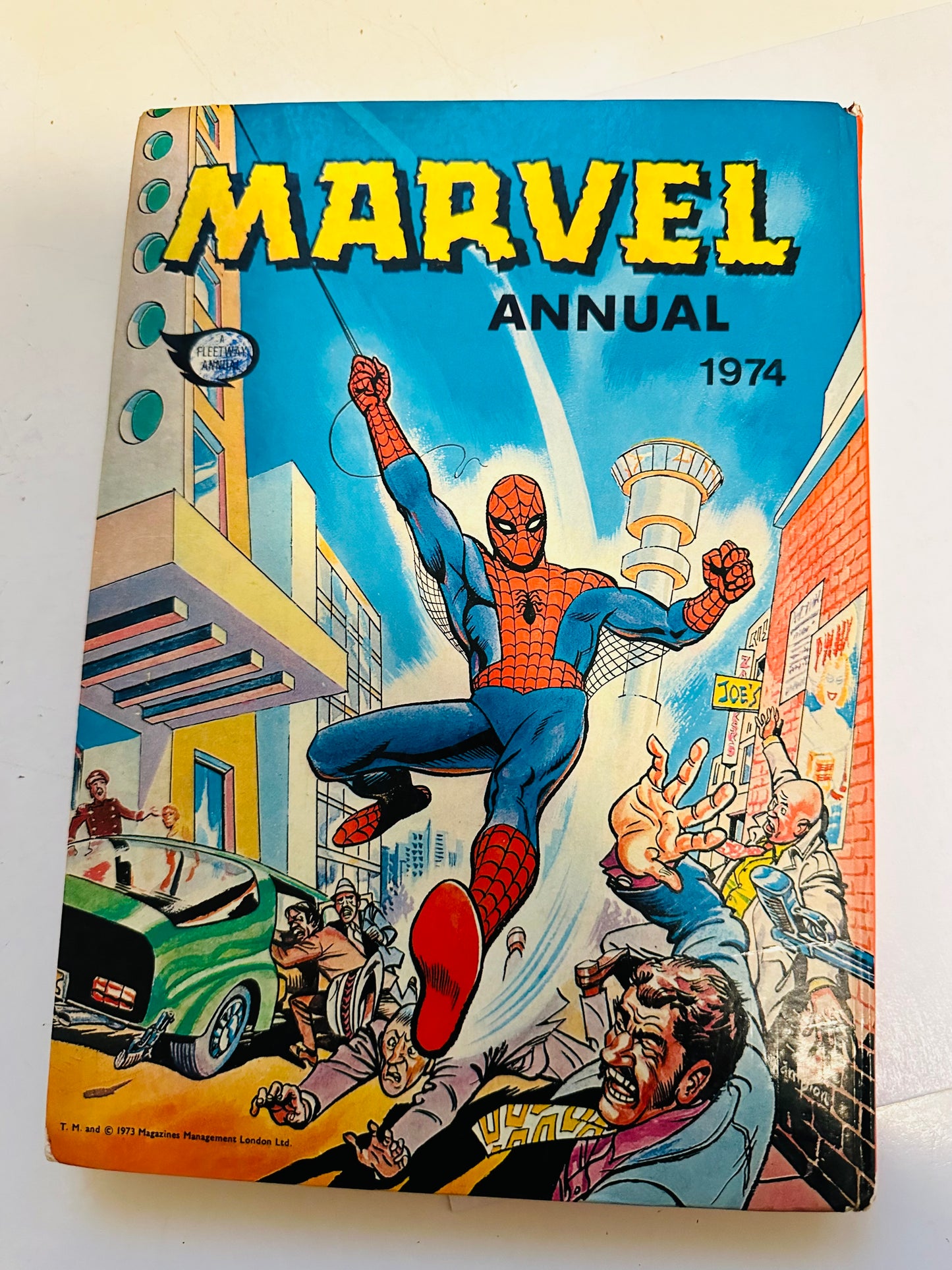 Marvel annual Spider-Man, rare, large format, comic book, UK, version 1974