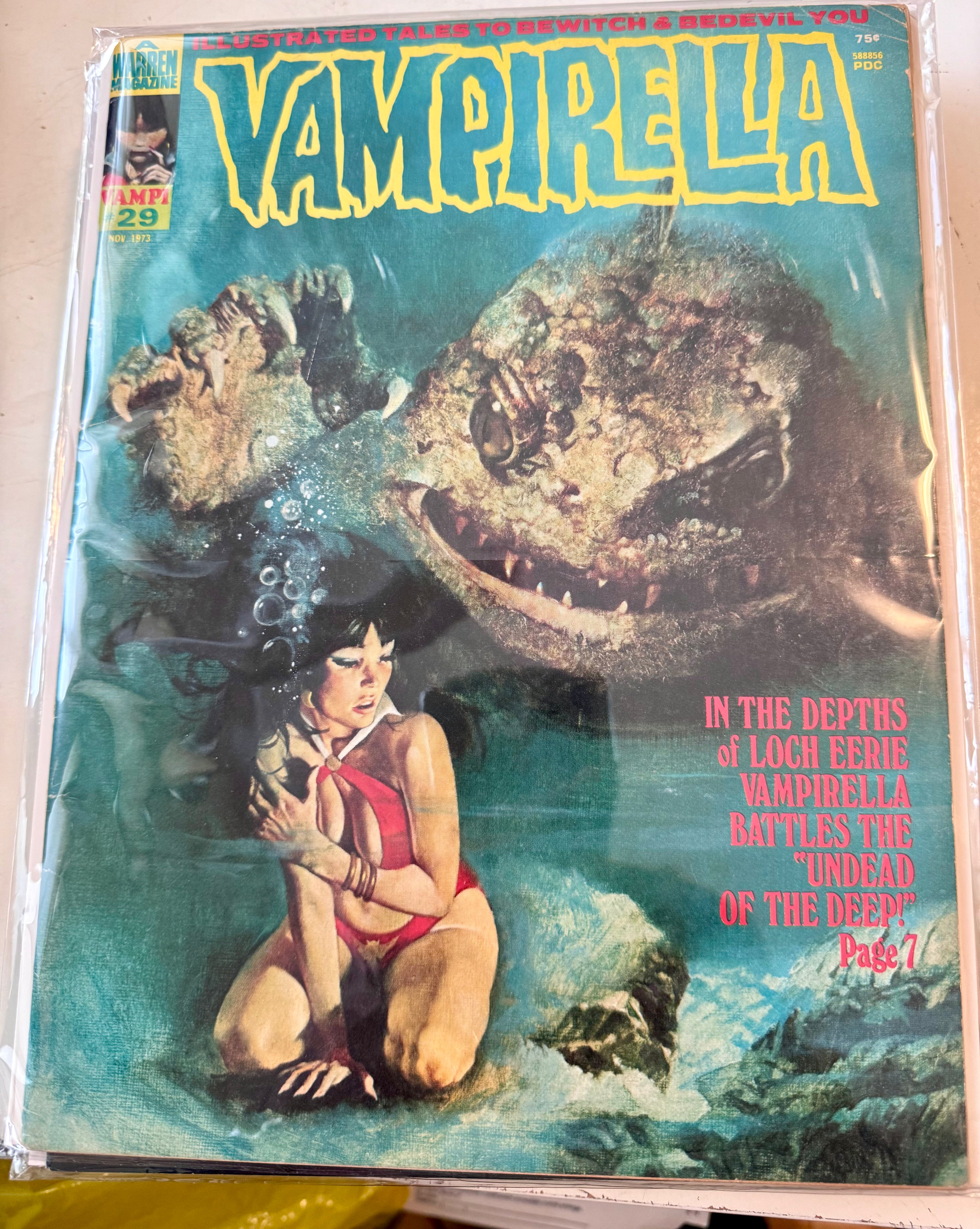 Vampirella #29 high grade VF condition comic magazine 1973