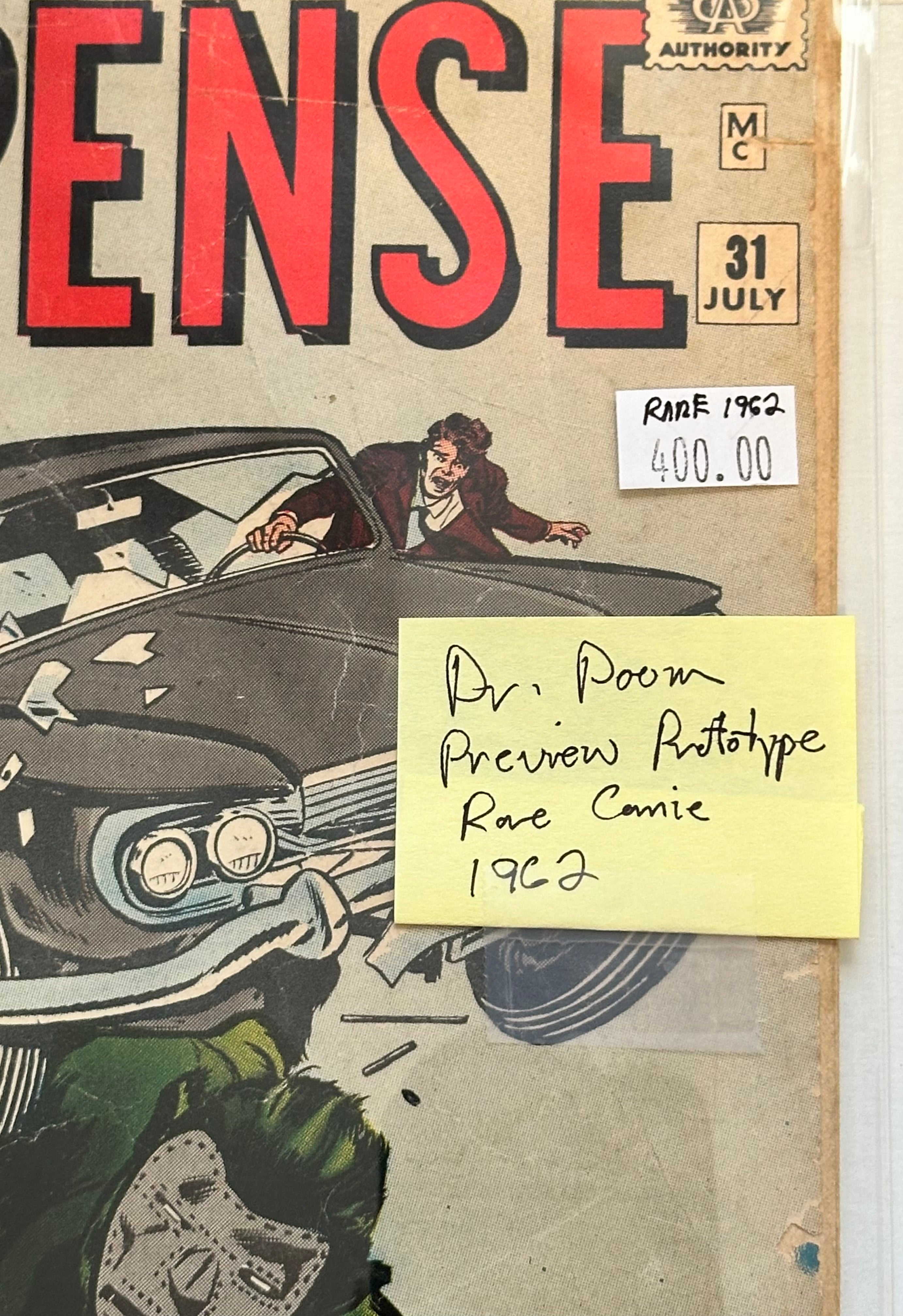 Tales of Suspense #31 Rare Doctor Doom first Prototype story Marvel Comics 1962
