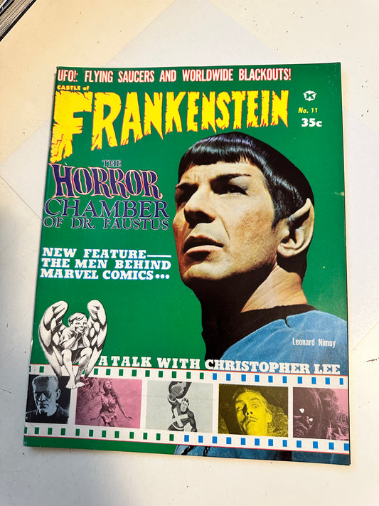 Castle of Frankenstein #11 high grade condition movie/TV magazine 1967