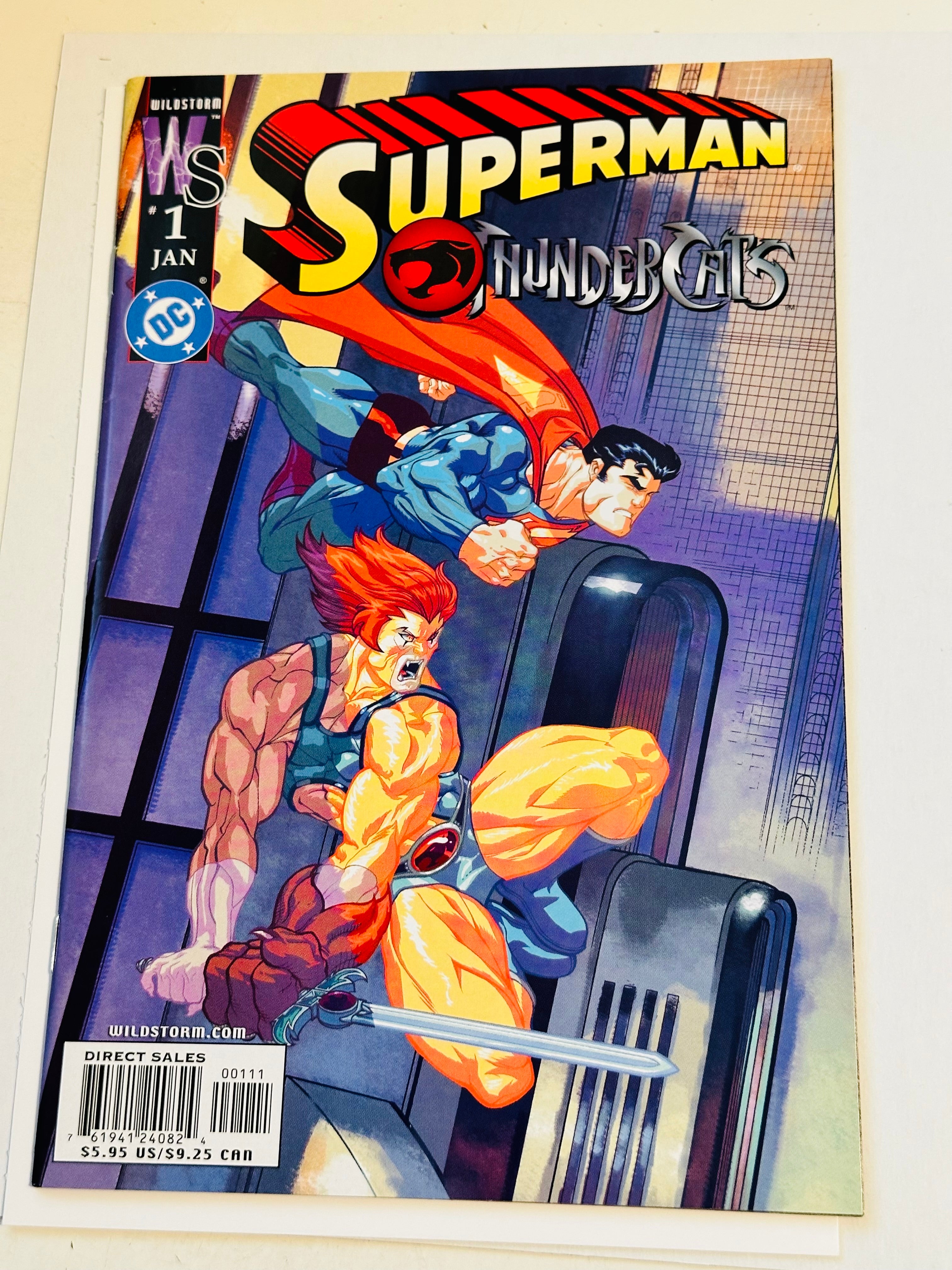 Superman/Thundercats 1 high grade condition comic book 2004