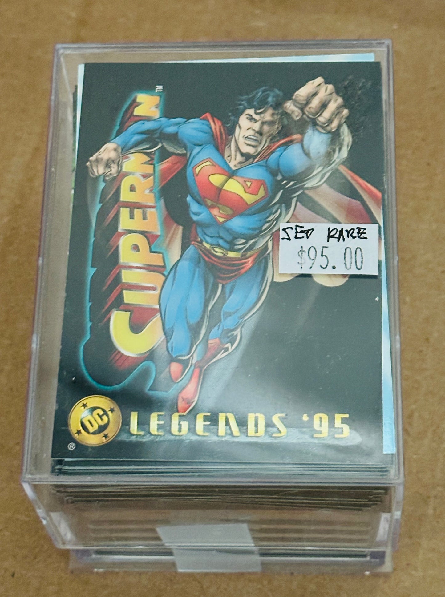 DC Legends rare foil cards set 1995