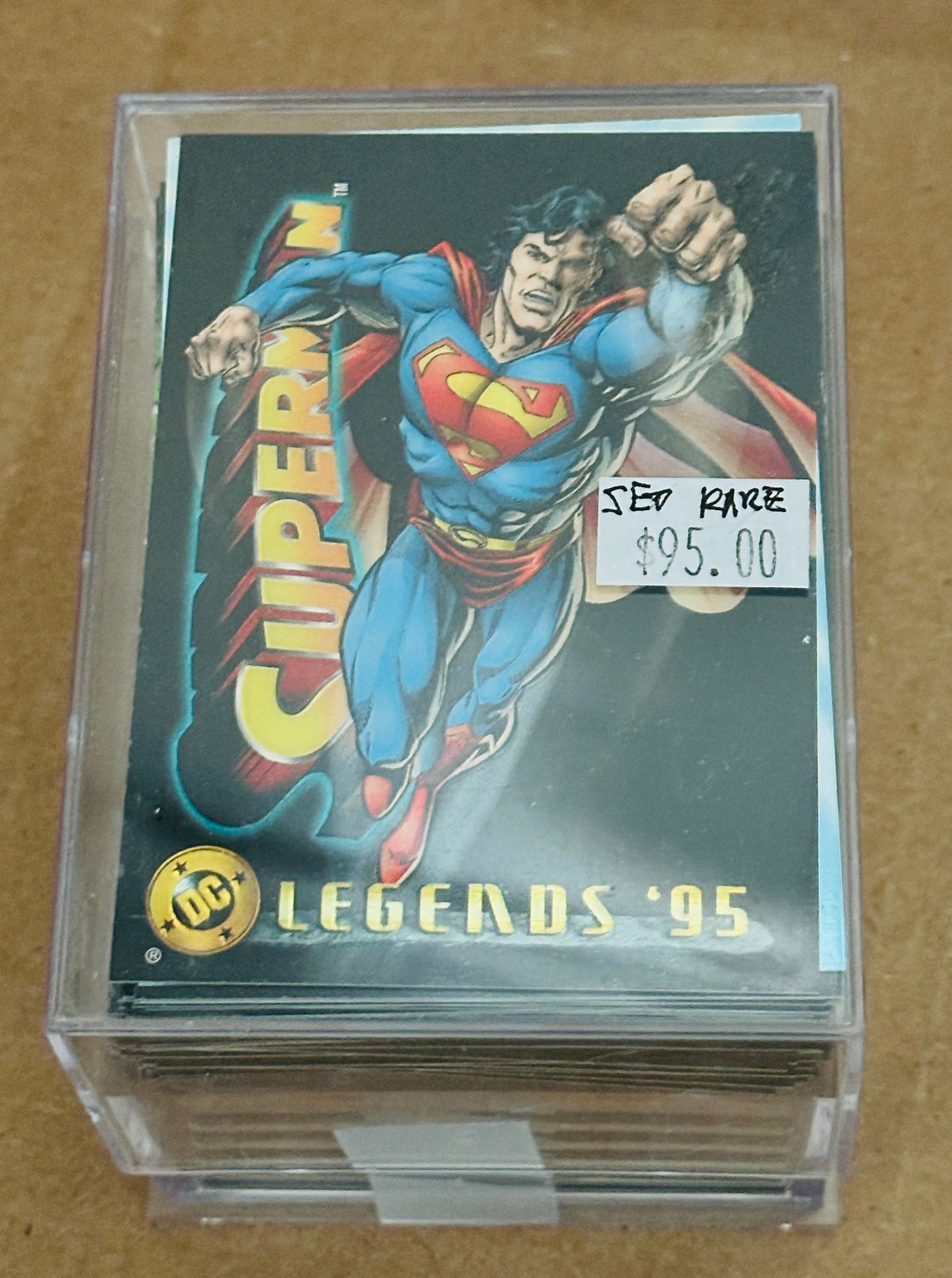 DC Legends rare foil cards set 1995