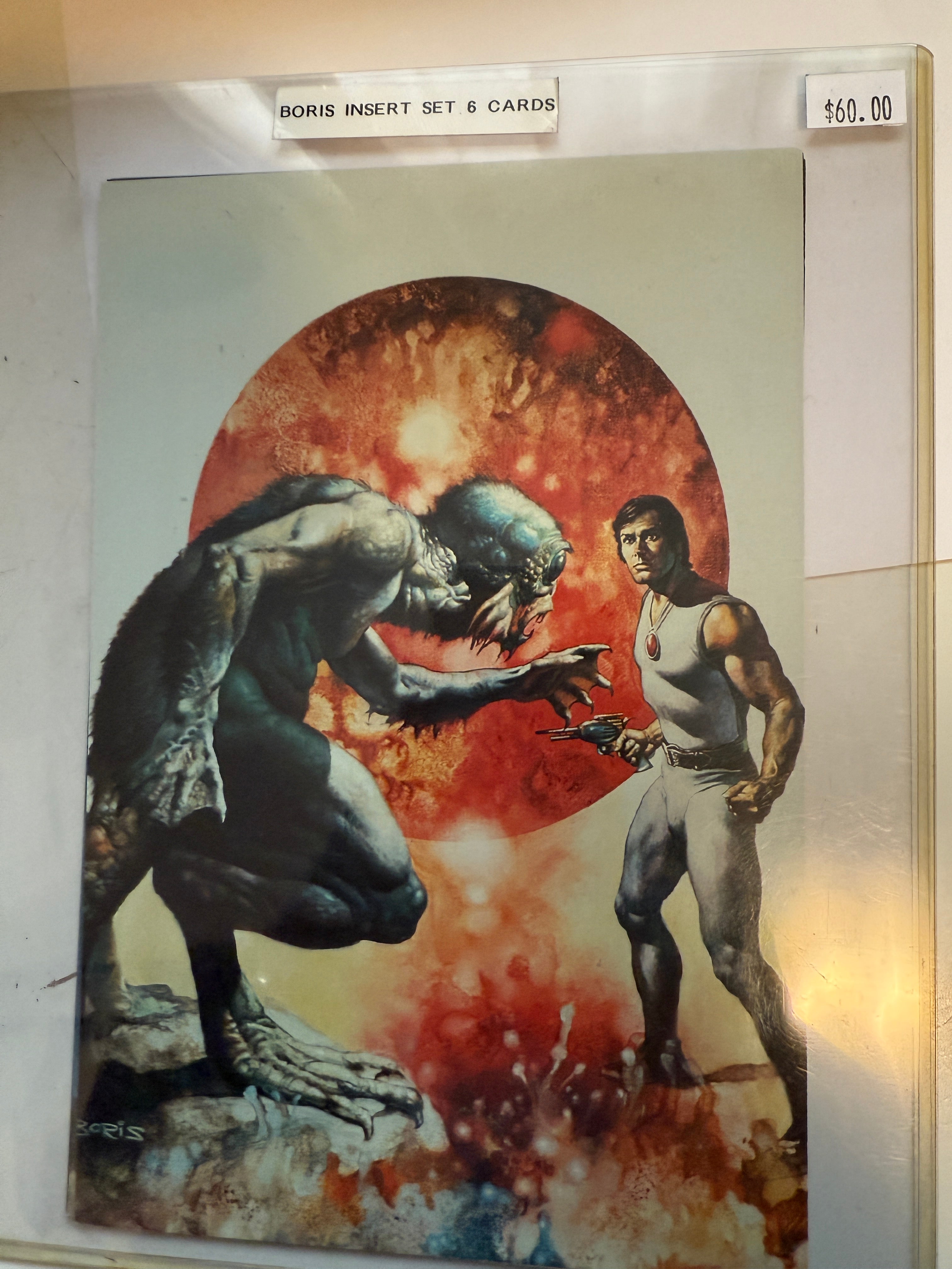 Boris Vallejo rare case topper fantasy 7x9 size cards set 1990s