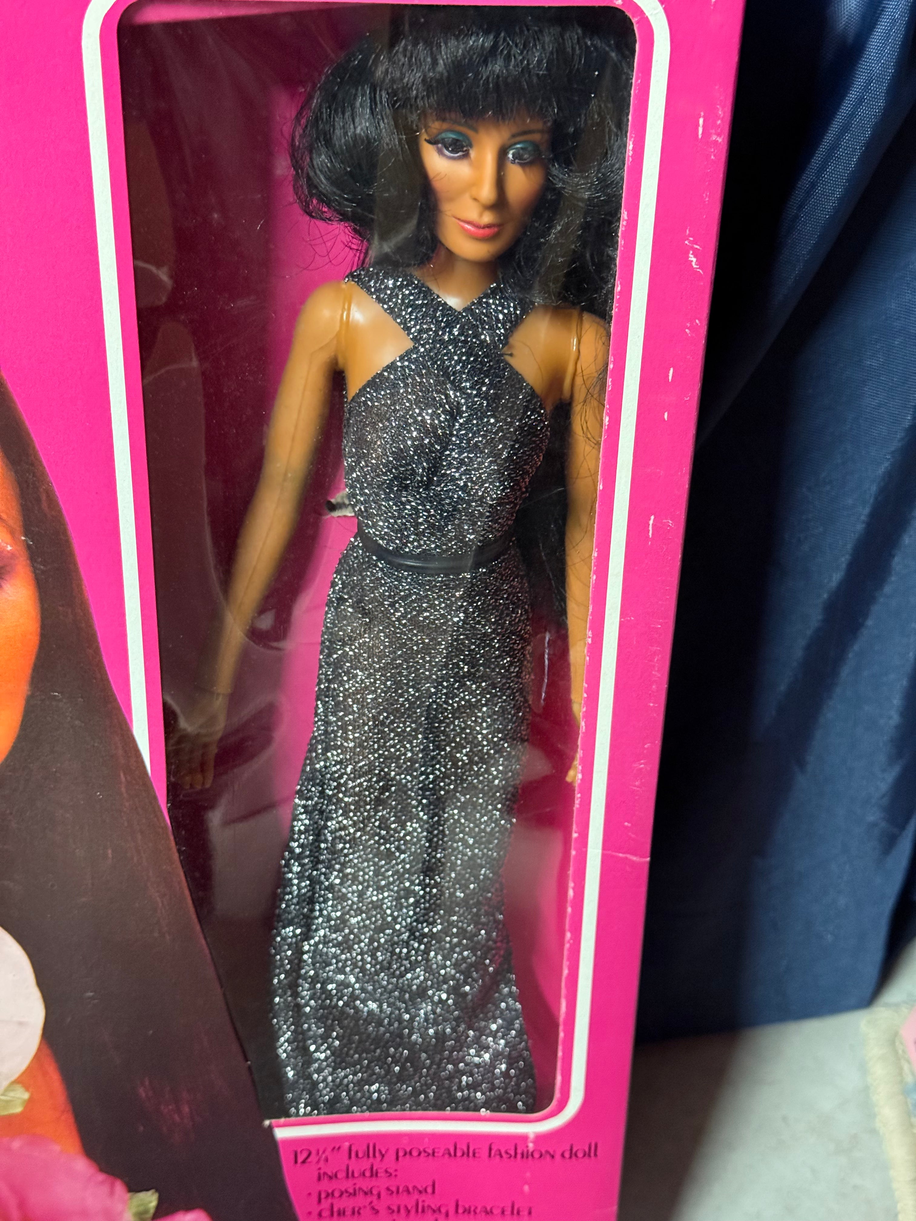 Cher music legend rare, original growing hair doll in box by Mego 1976