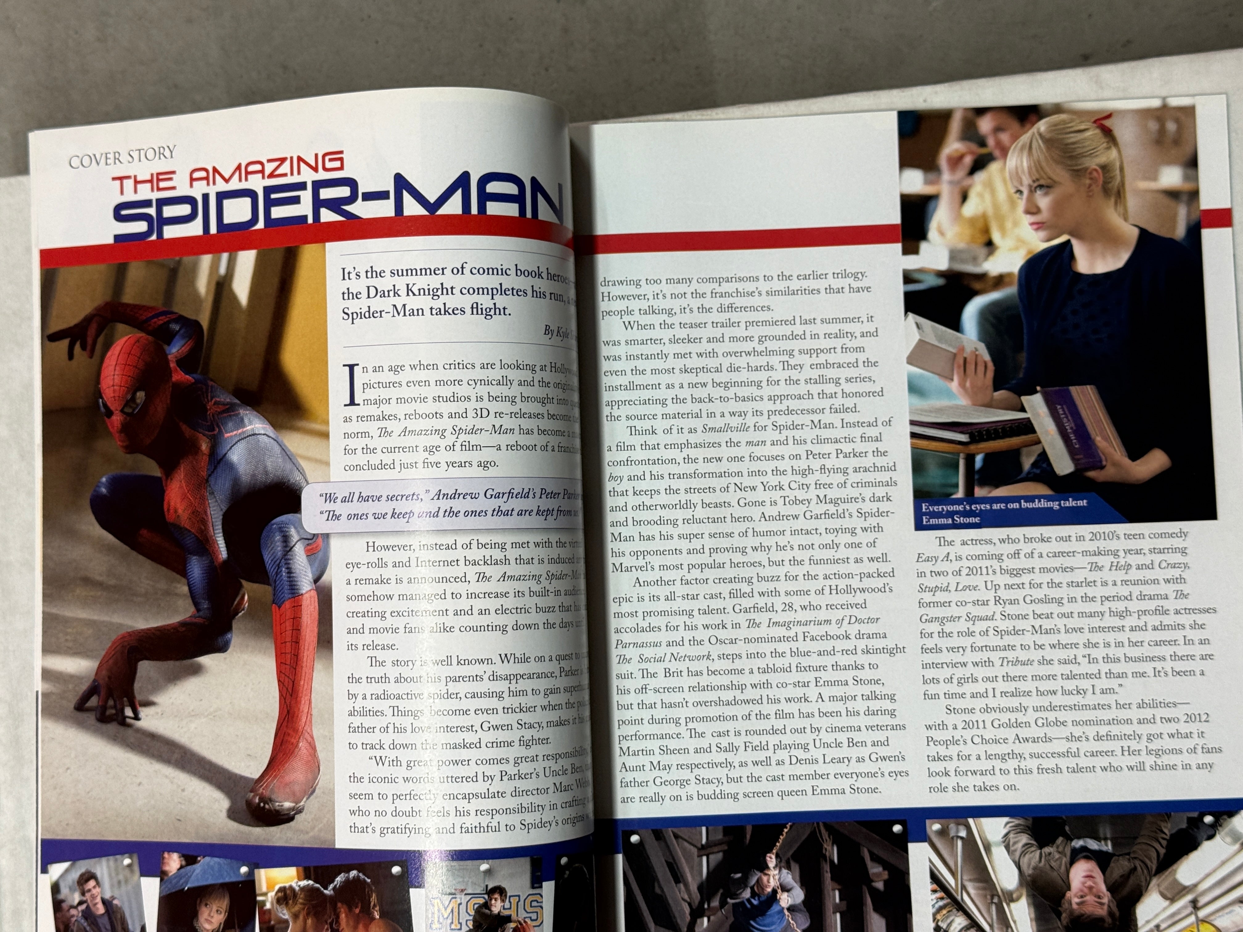 Spider-Man first movie tribute movie magazine 2012