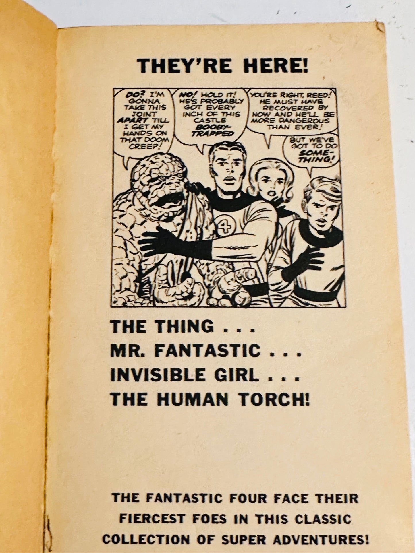 Fantastic Four rare vintage comic pocket book 1967