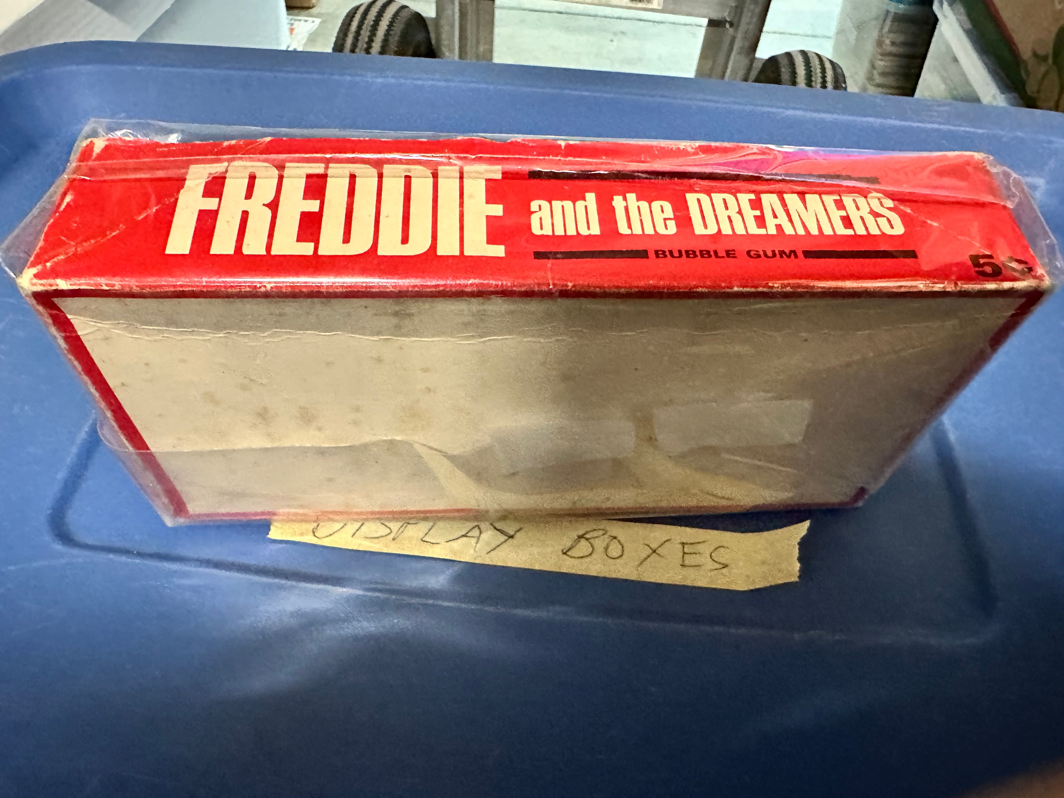 Freddie and the dreamers empty display box, 1958