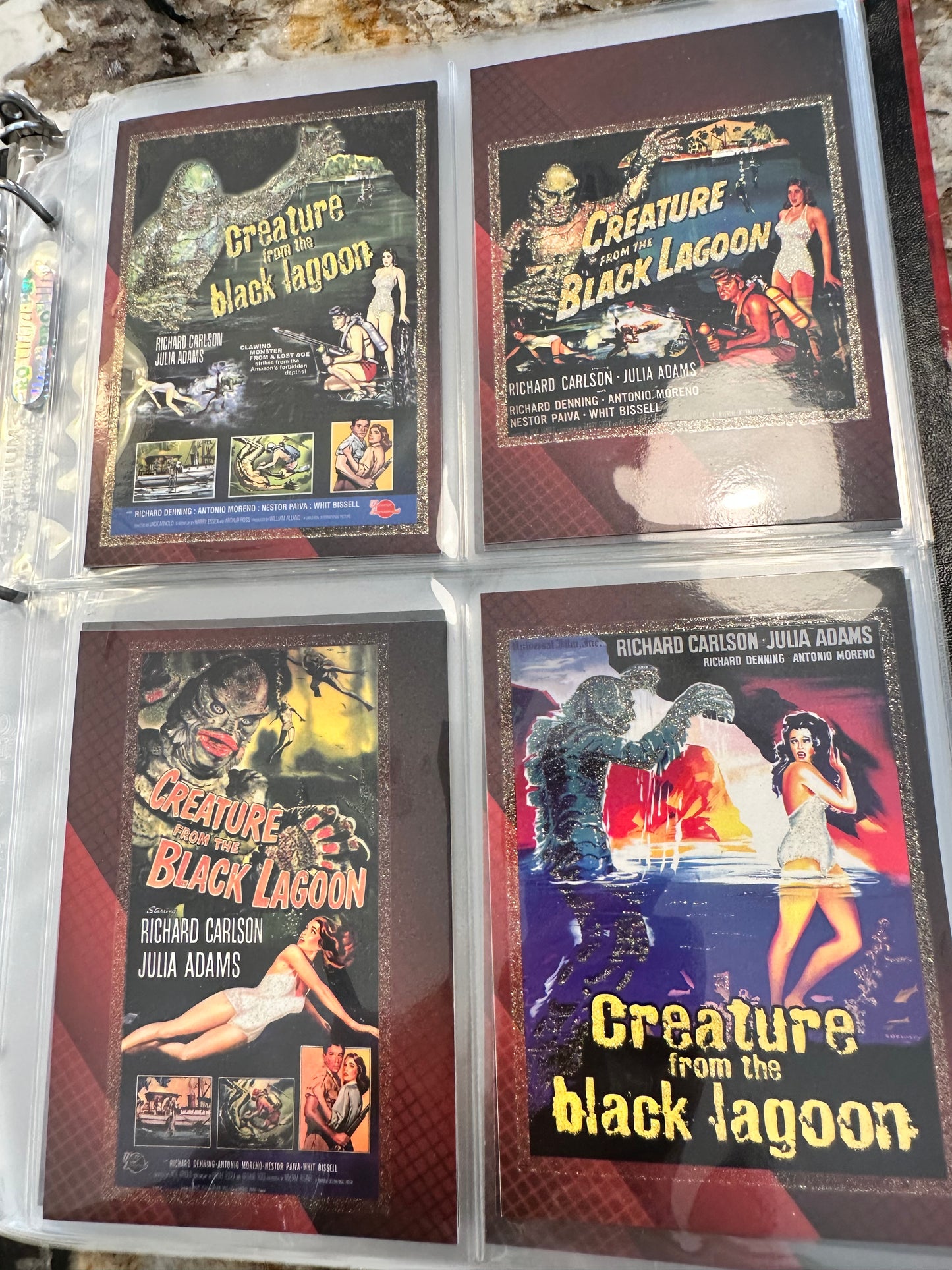 The Vintage movie posters scifi and horror cards set in special binder 2010