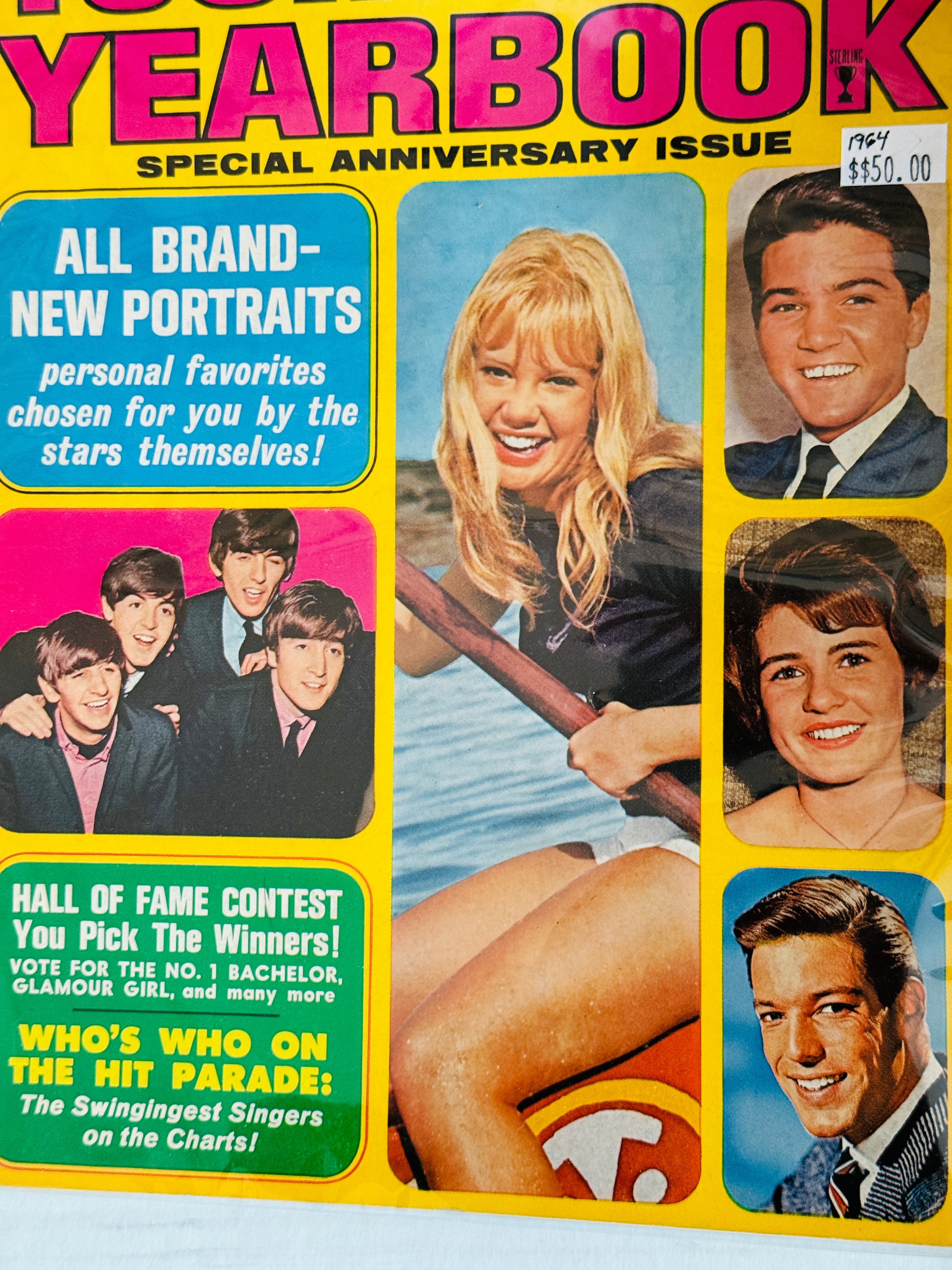 Teen Stars vintage yearbook magazine 1964
