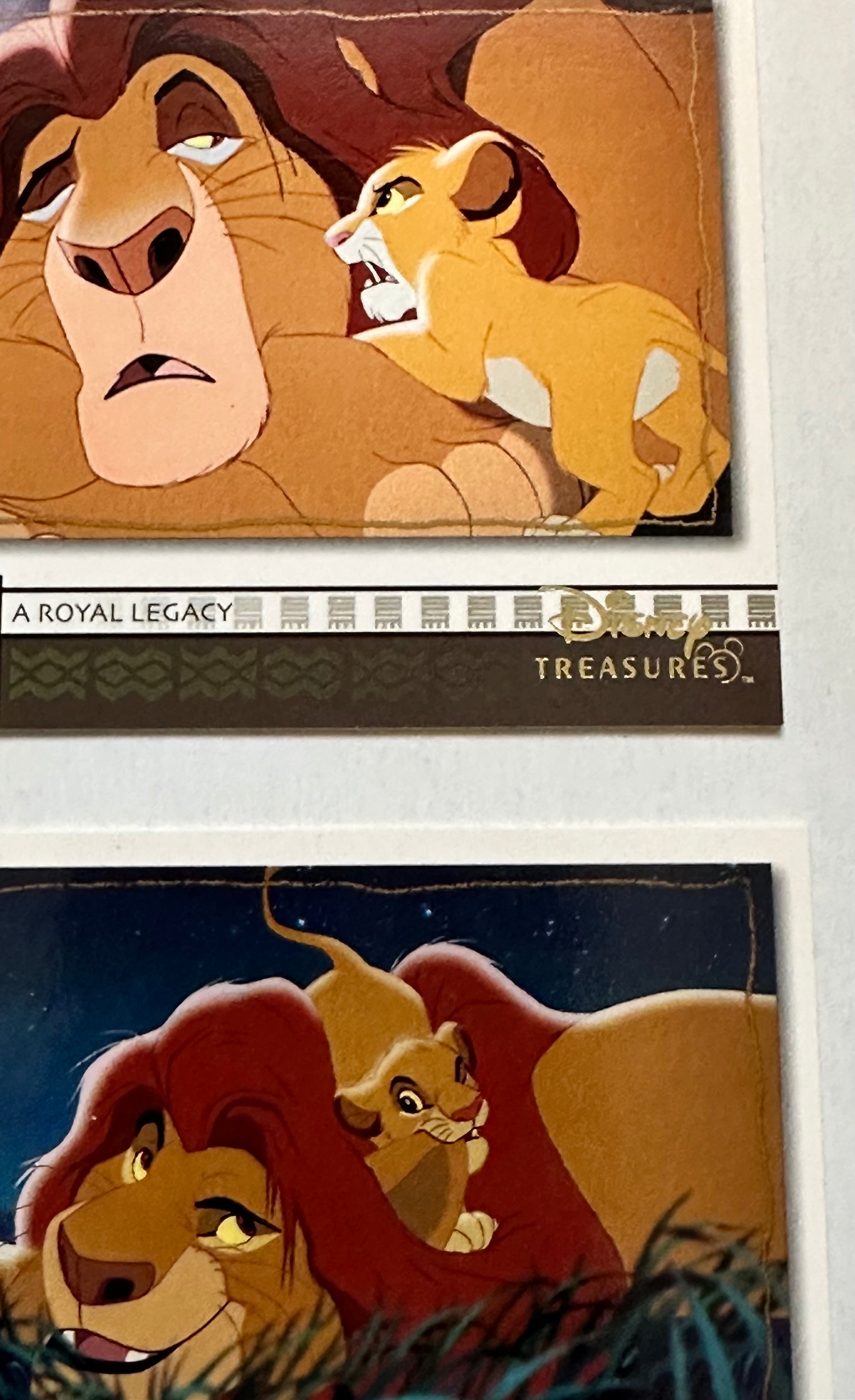 Disney Treasures Lion king 3 insert cards lot deal