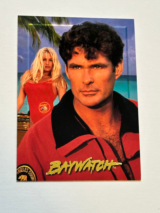 Baywatch TV series promo card 1995