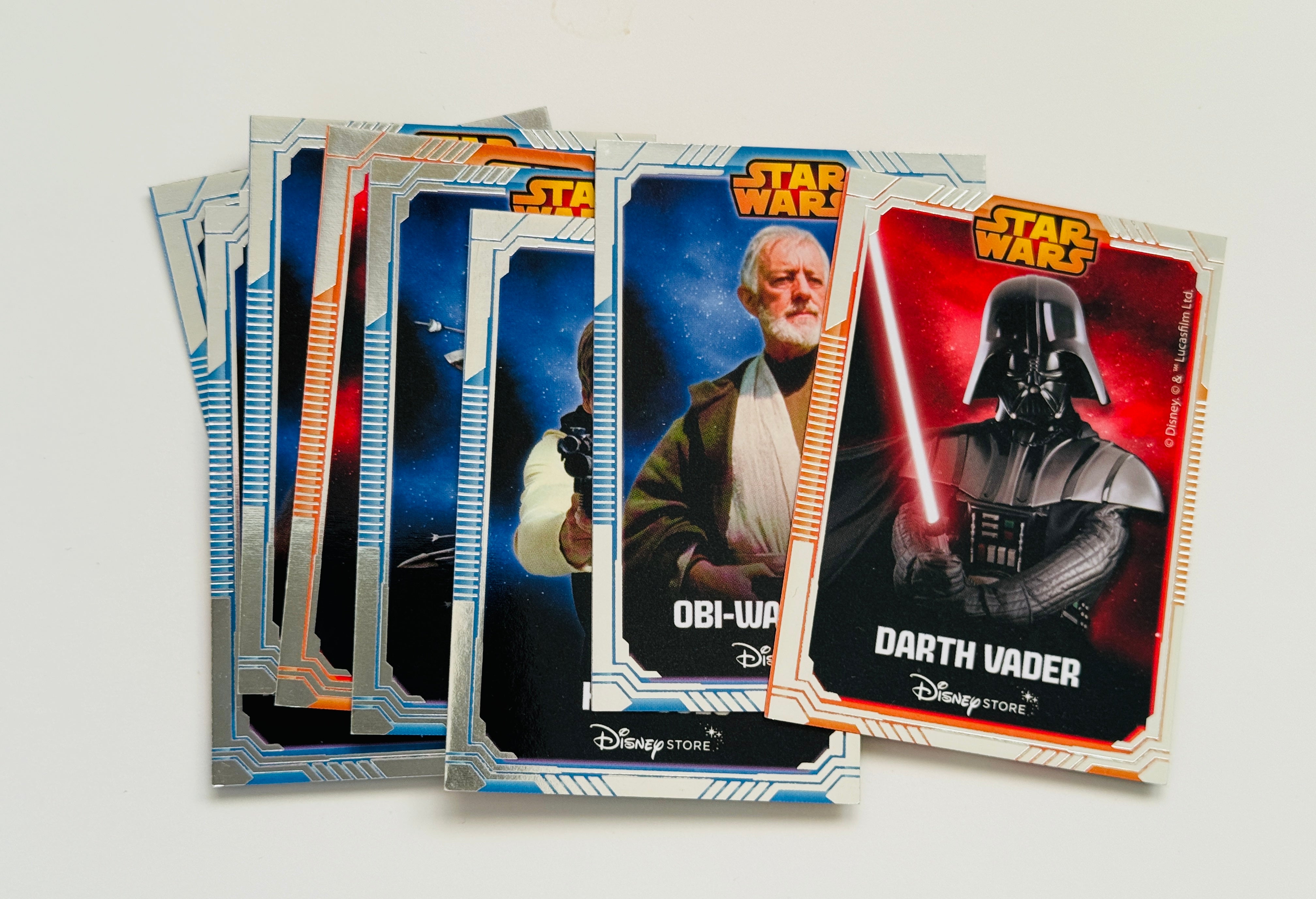 Star Wars Disney stores UK only issued cards set 2014