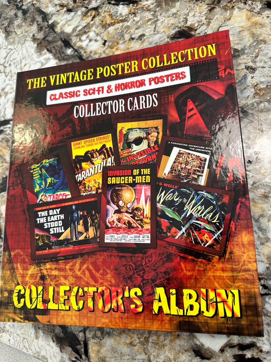 The Vintage movie posters scifi and horror cards set in special binder 2010