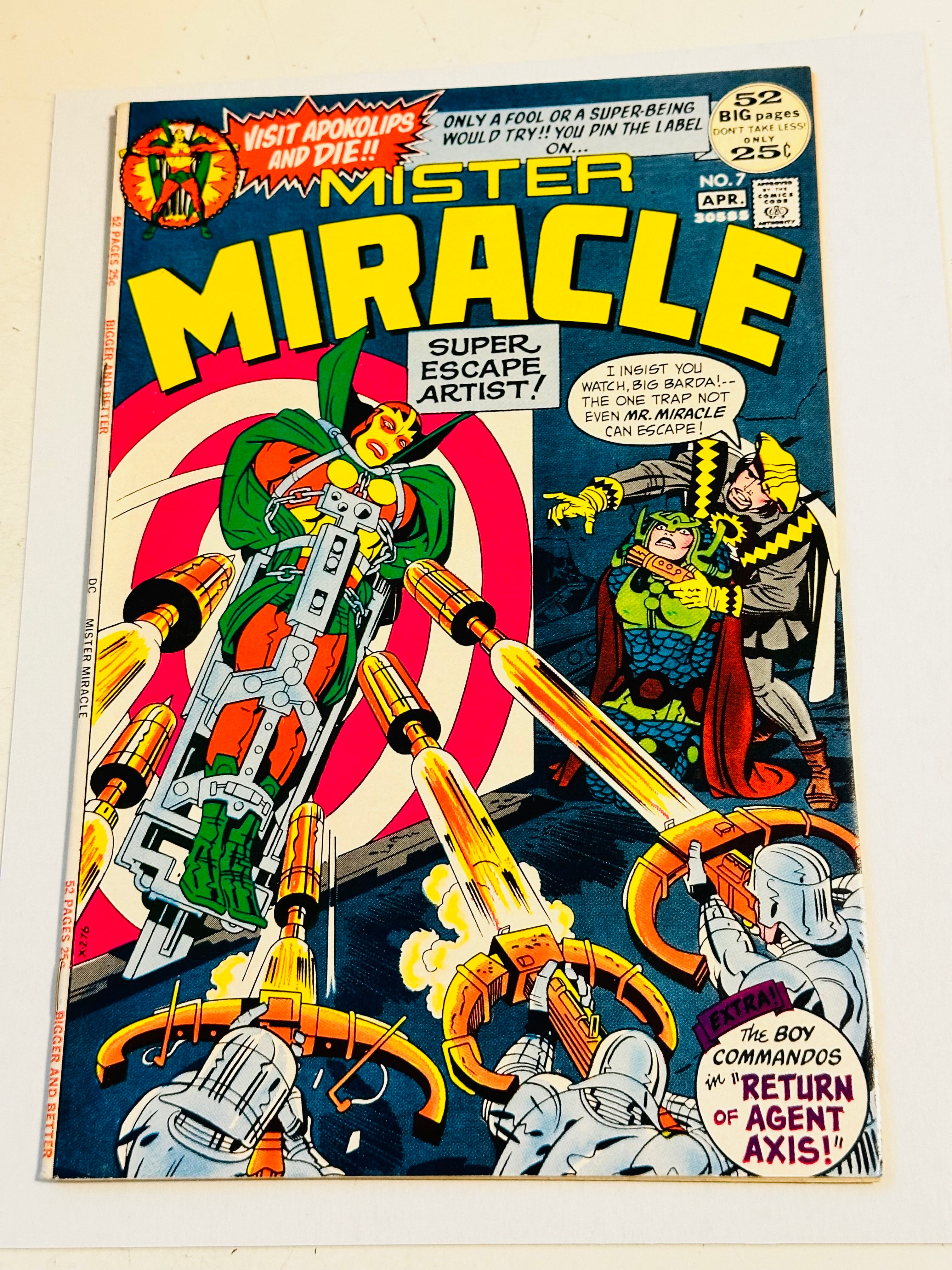 Mr. miracle #7 Vf condition, comic book 1972