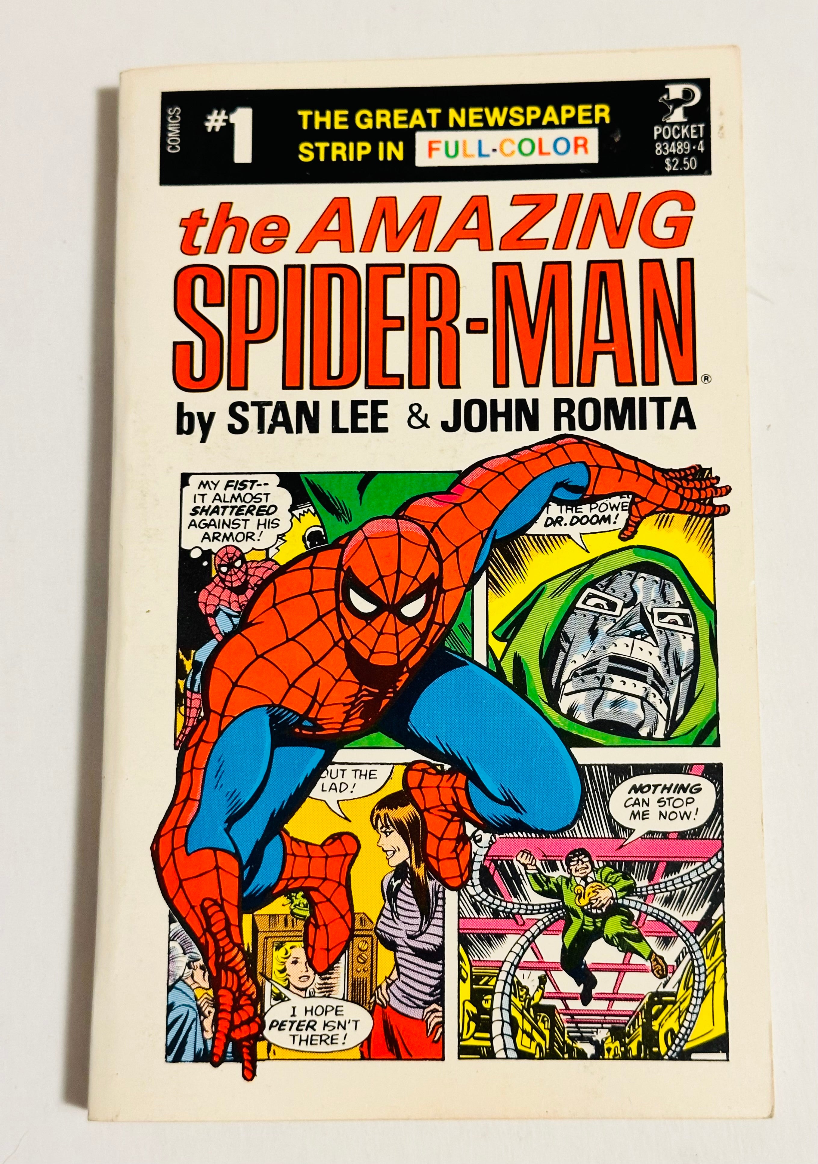 Amazing Spider-Man vintage comic pocket book 1980