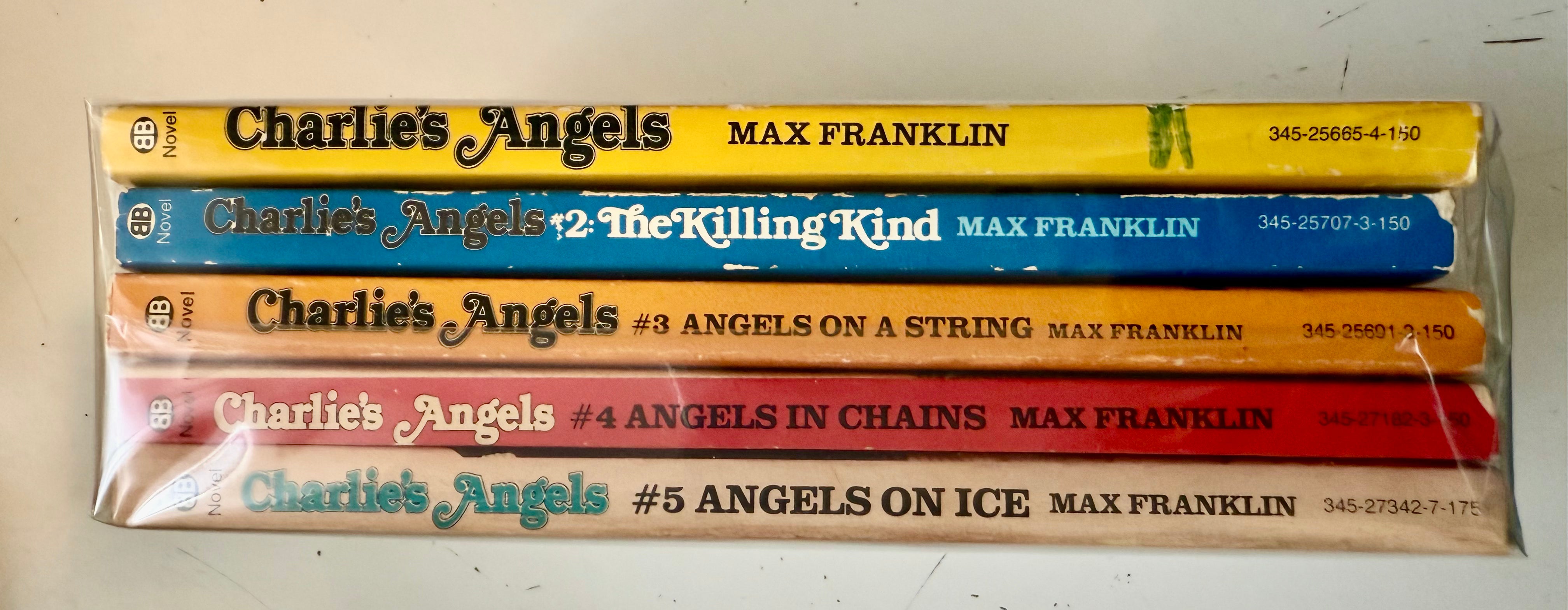 Charlie’s Angels TV show set of five pocketbooks 1977