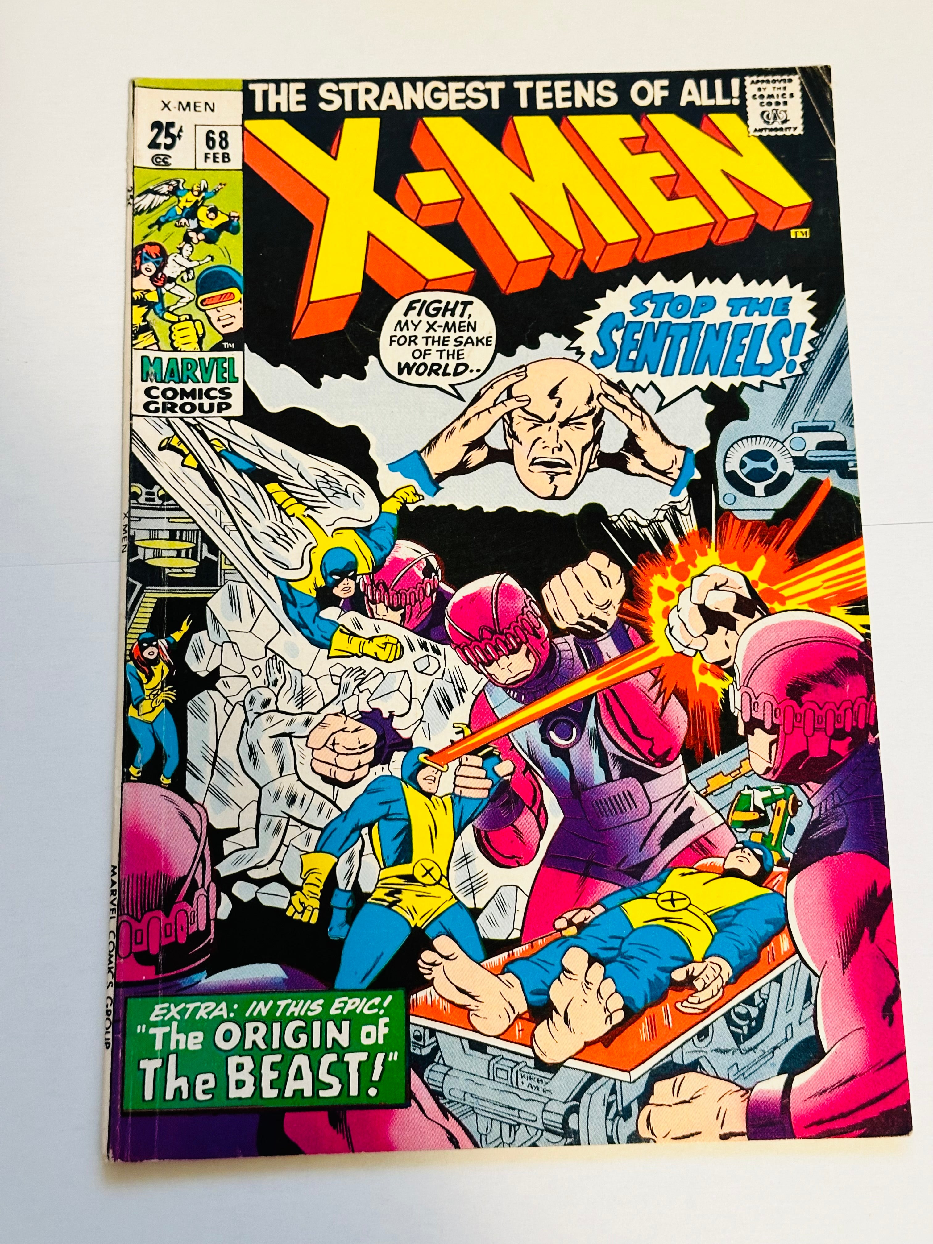 X-Men #68 vintage comic book 1970