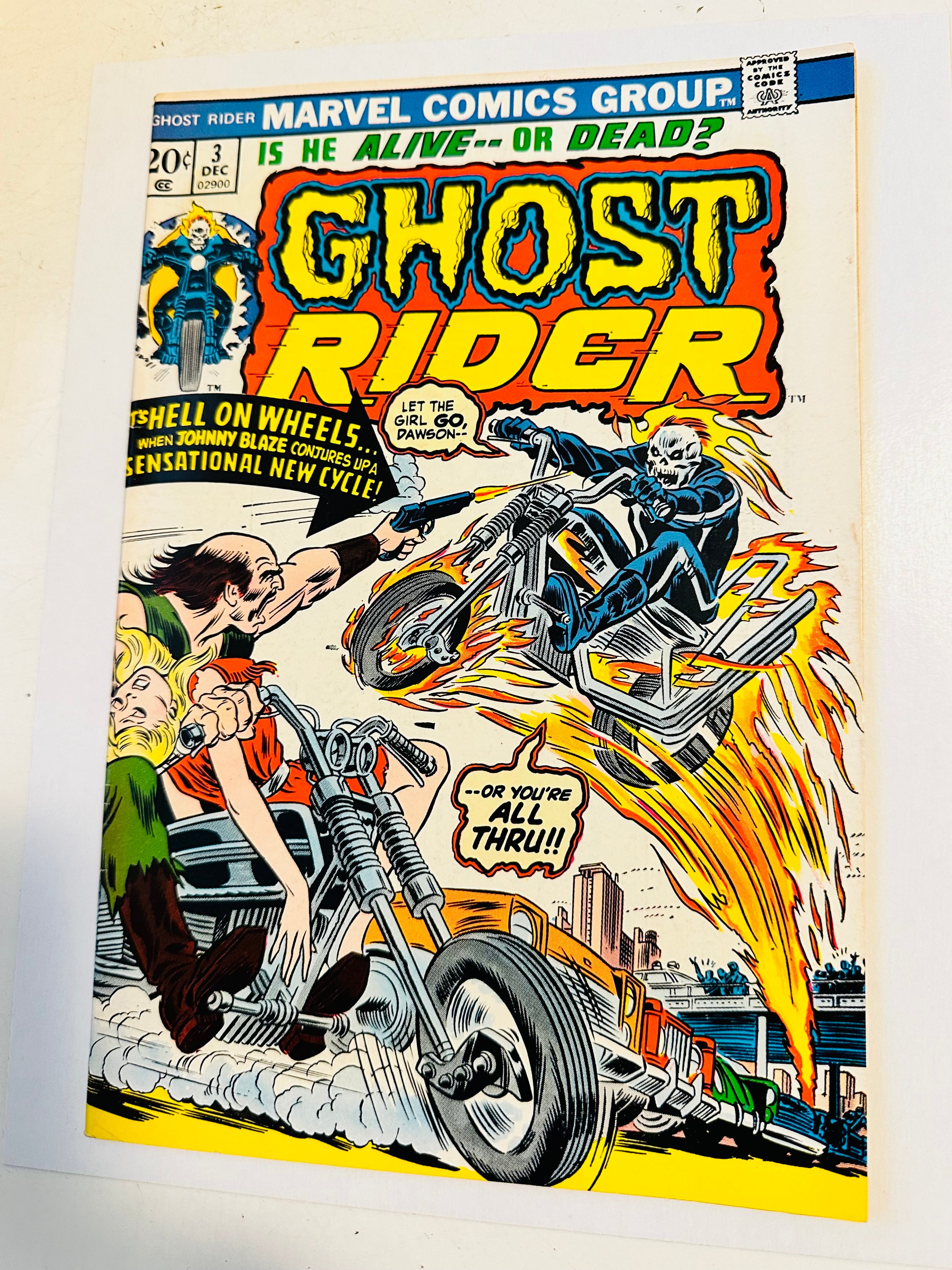 Ghostrider #3 Vf condition Marvel comic 1975