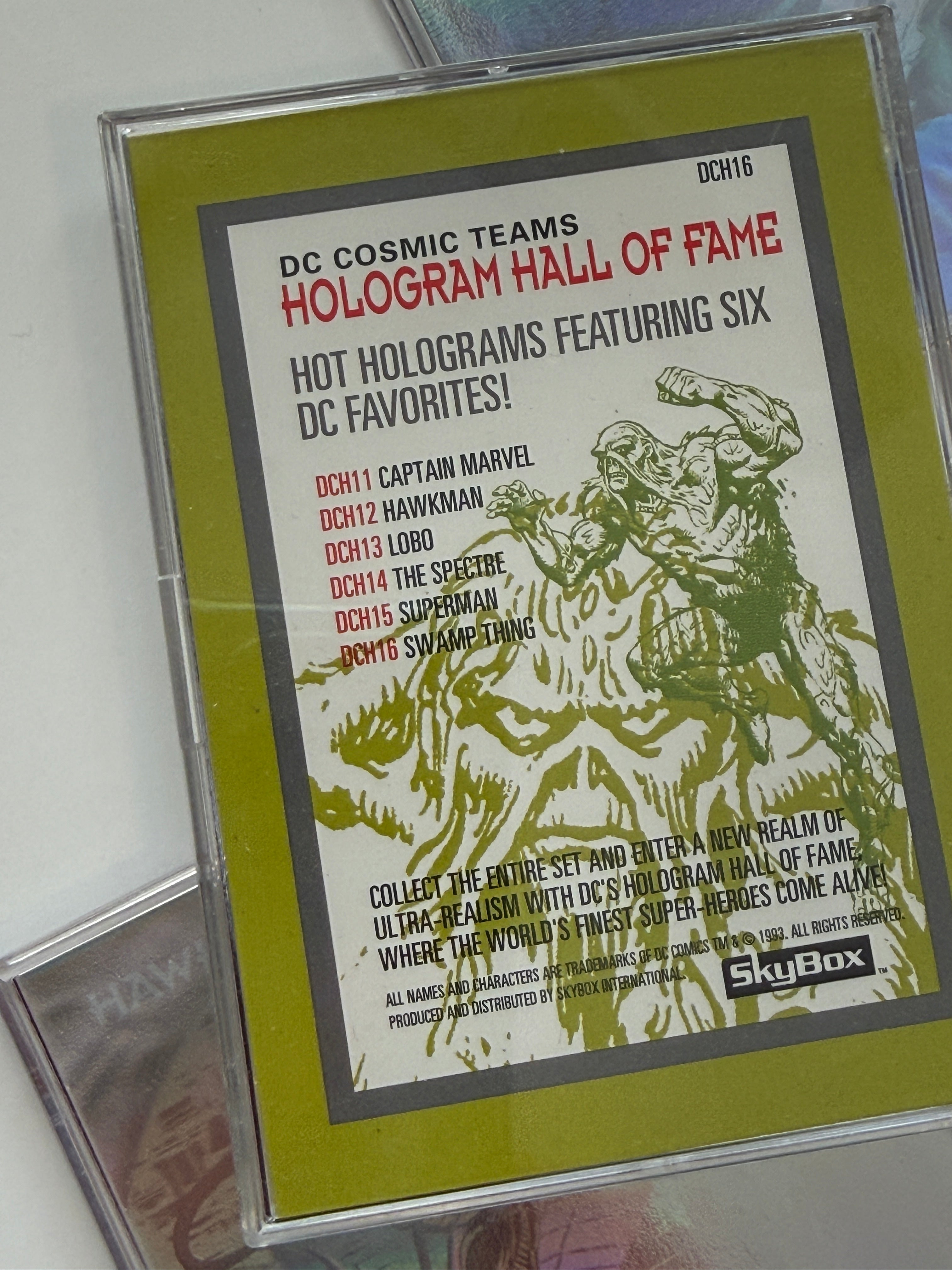 DC Cosmic team 6 holograms insert cards lot deal