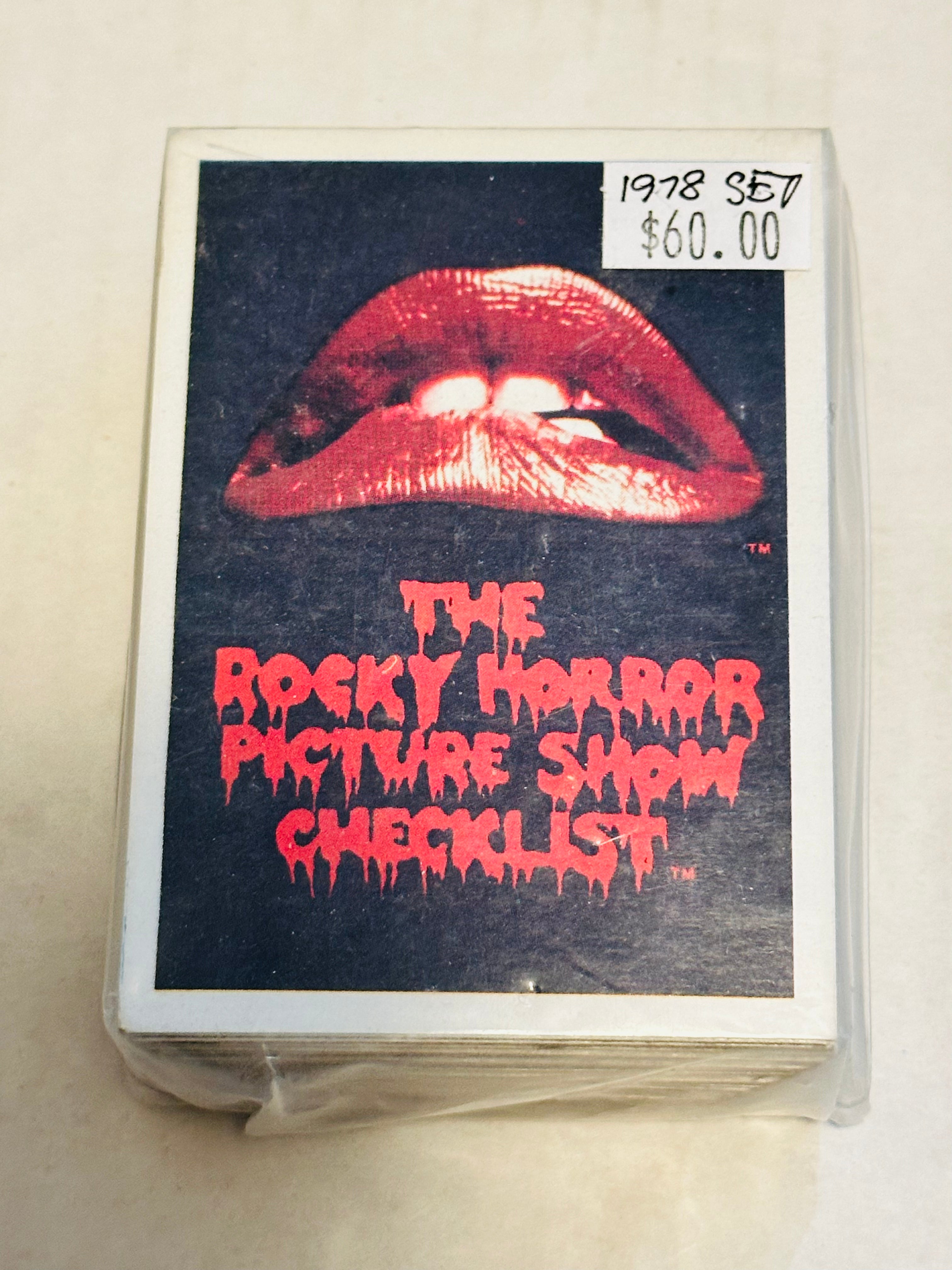 Rocky horror picture show movie vintage cards set 1978