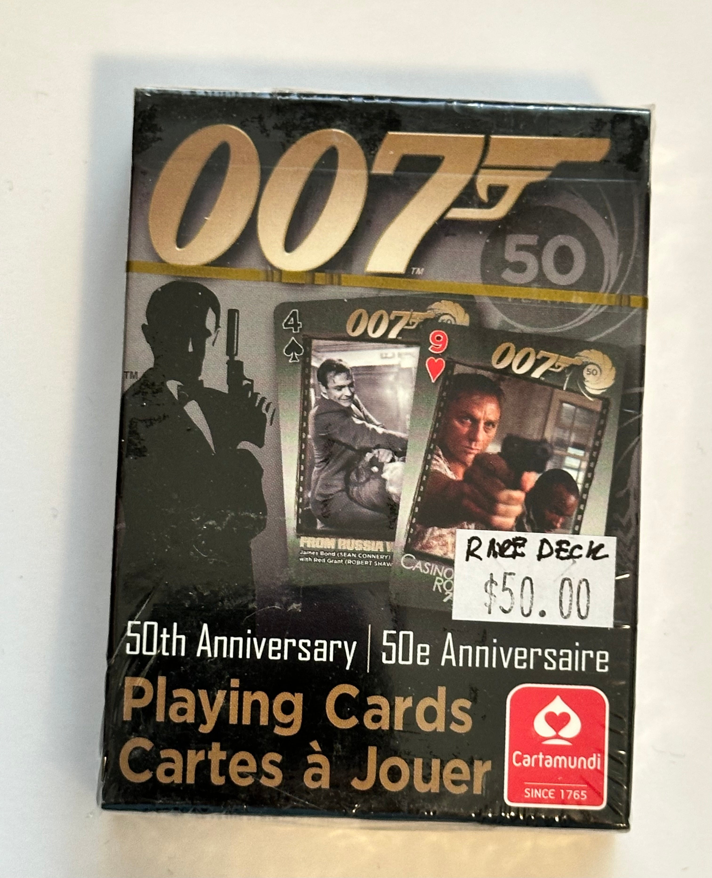 James Bond 007 50th anniversary factory sealed card set deck 2012