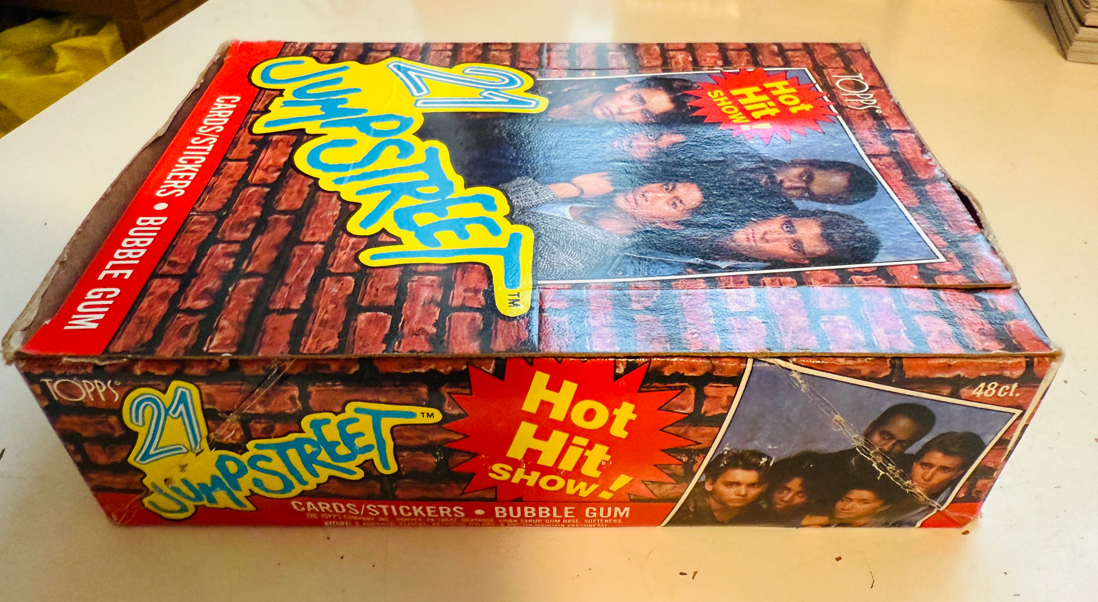 21 Jump street tv show cards, 36 packs box 1987-88