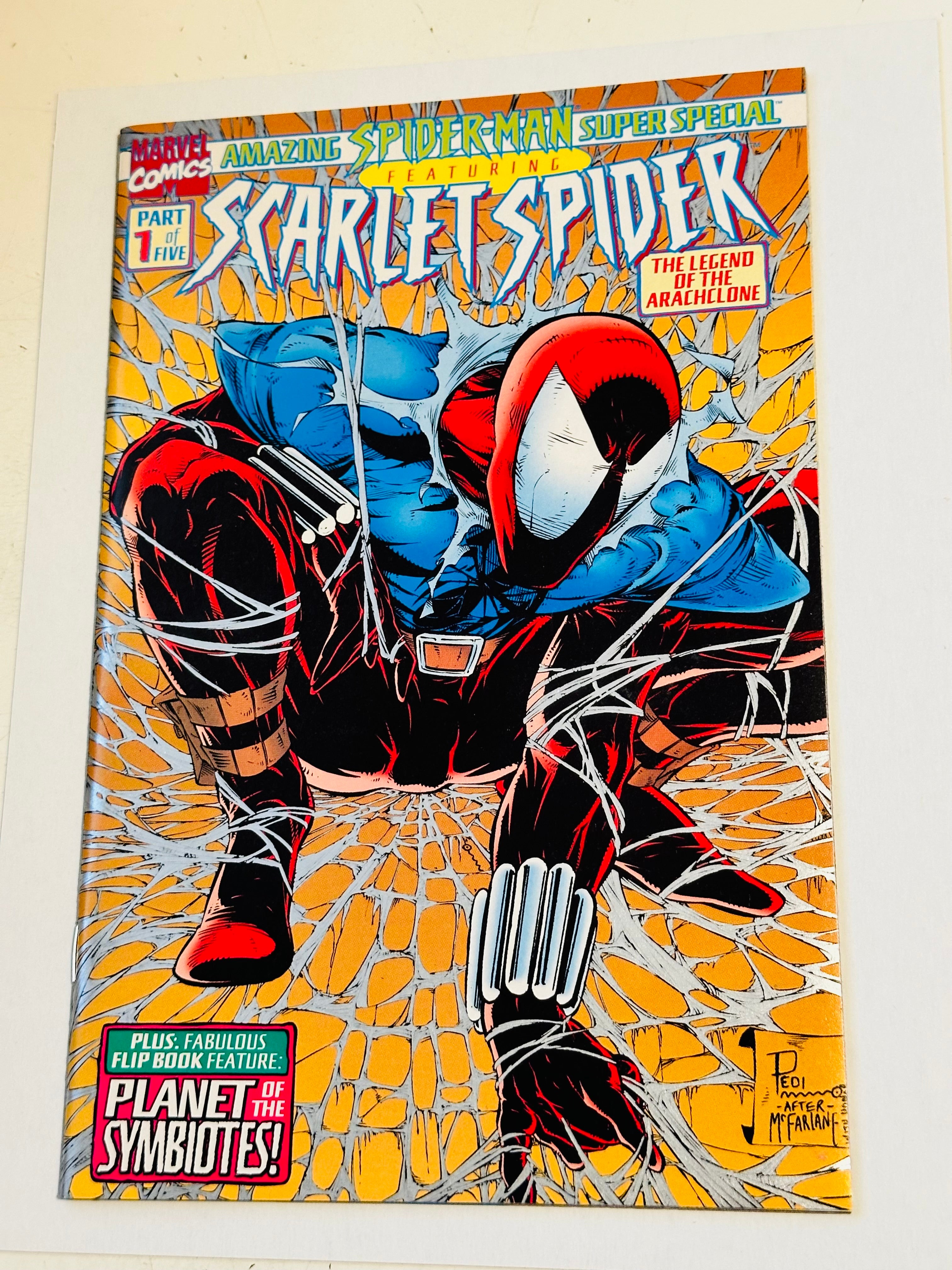 Amazing Spider-Man super special number one plan of the symbiots two cover comic.