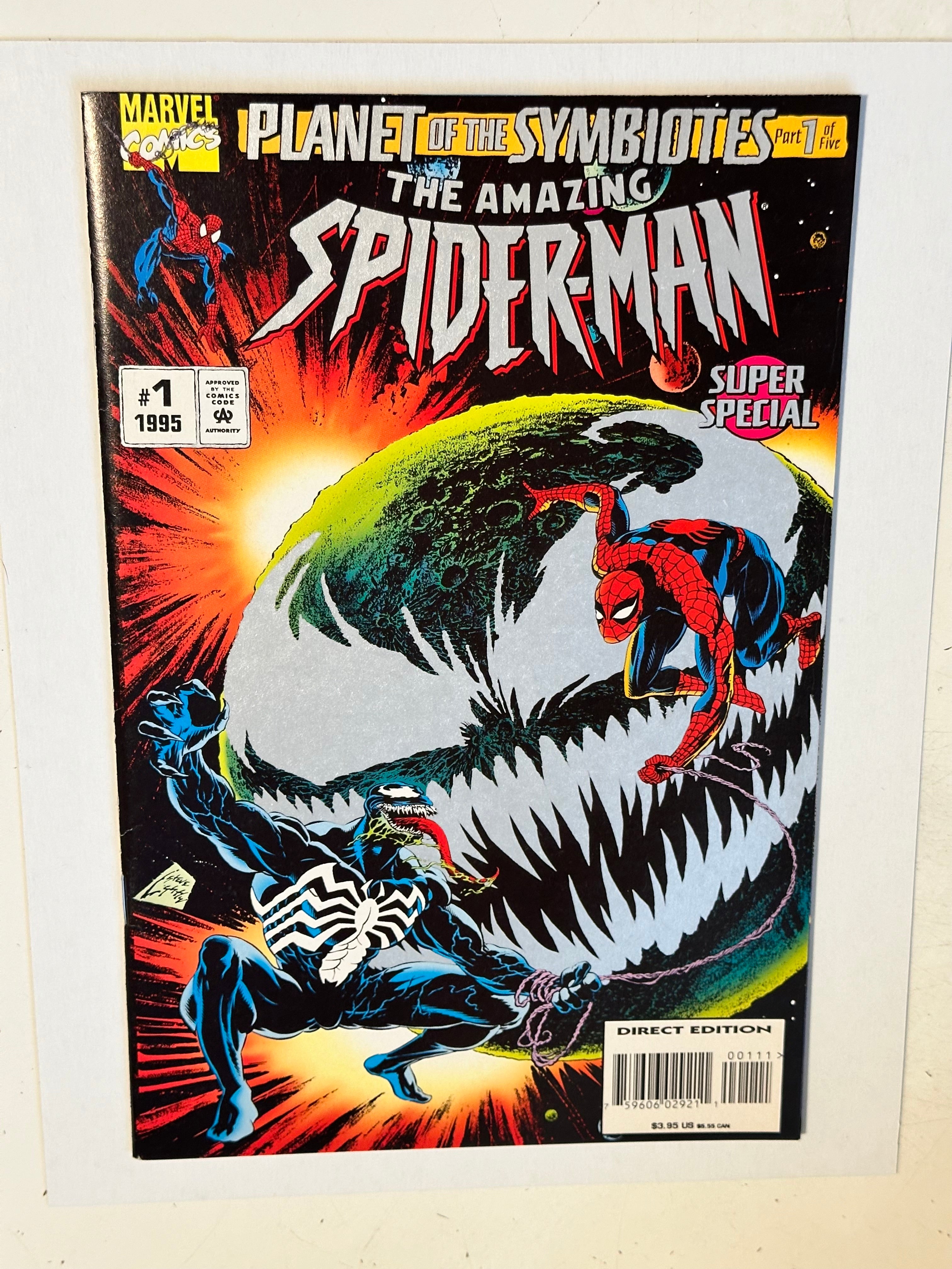 Amazing Spider-Man super special number one plan of the symbiots two cover comic.