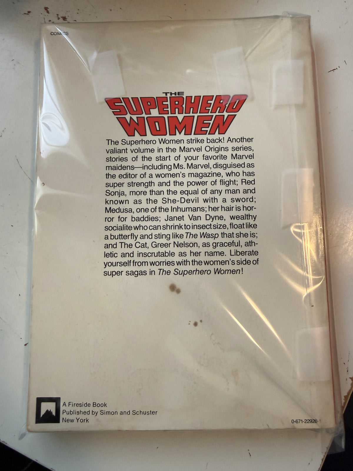 The Superhero women by Stan Lee soft cover first print 1977