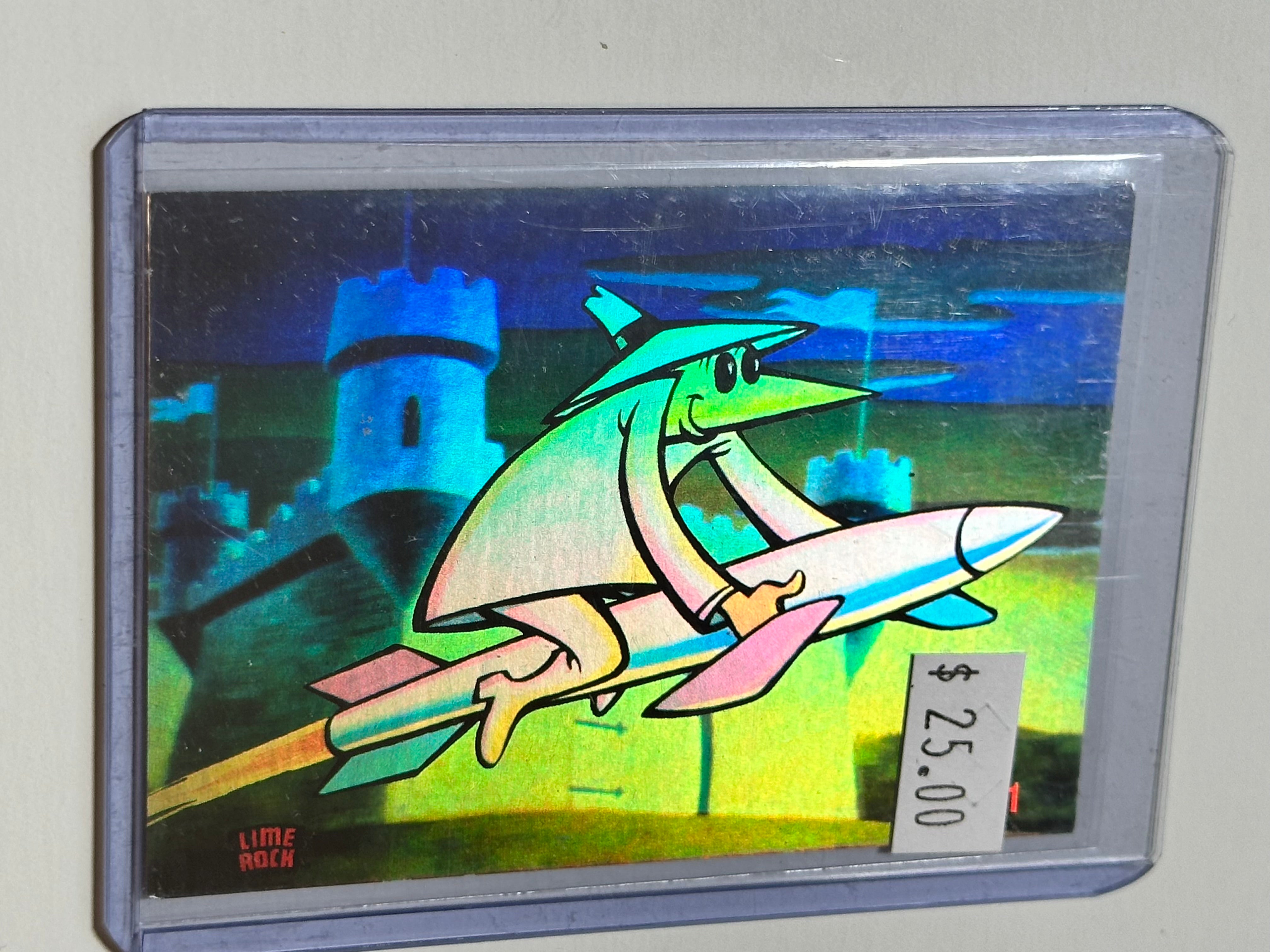 Mad Magazine Spy vs Spy hologram insert card