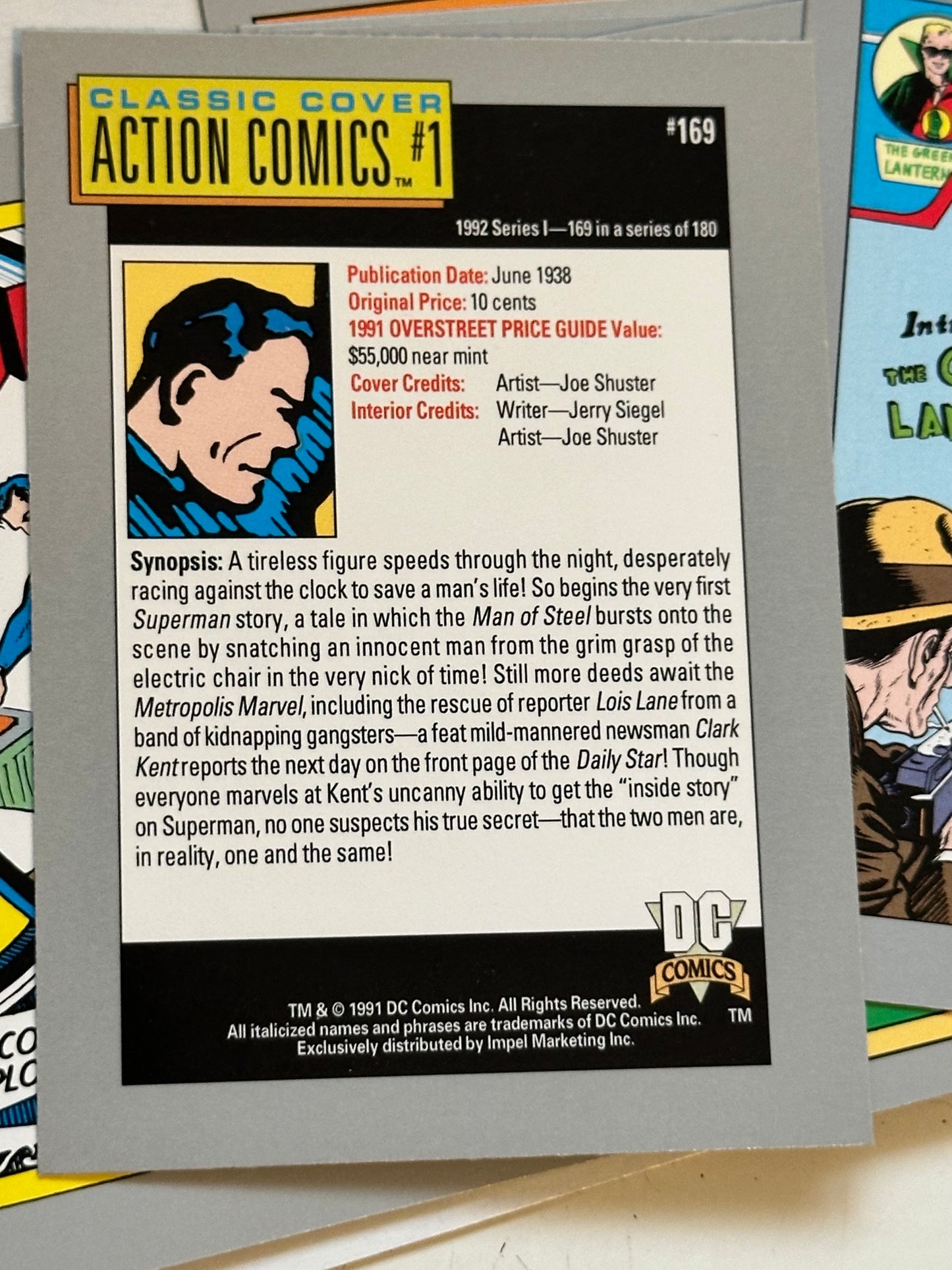 1991/1992 TC Comics cards set