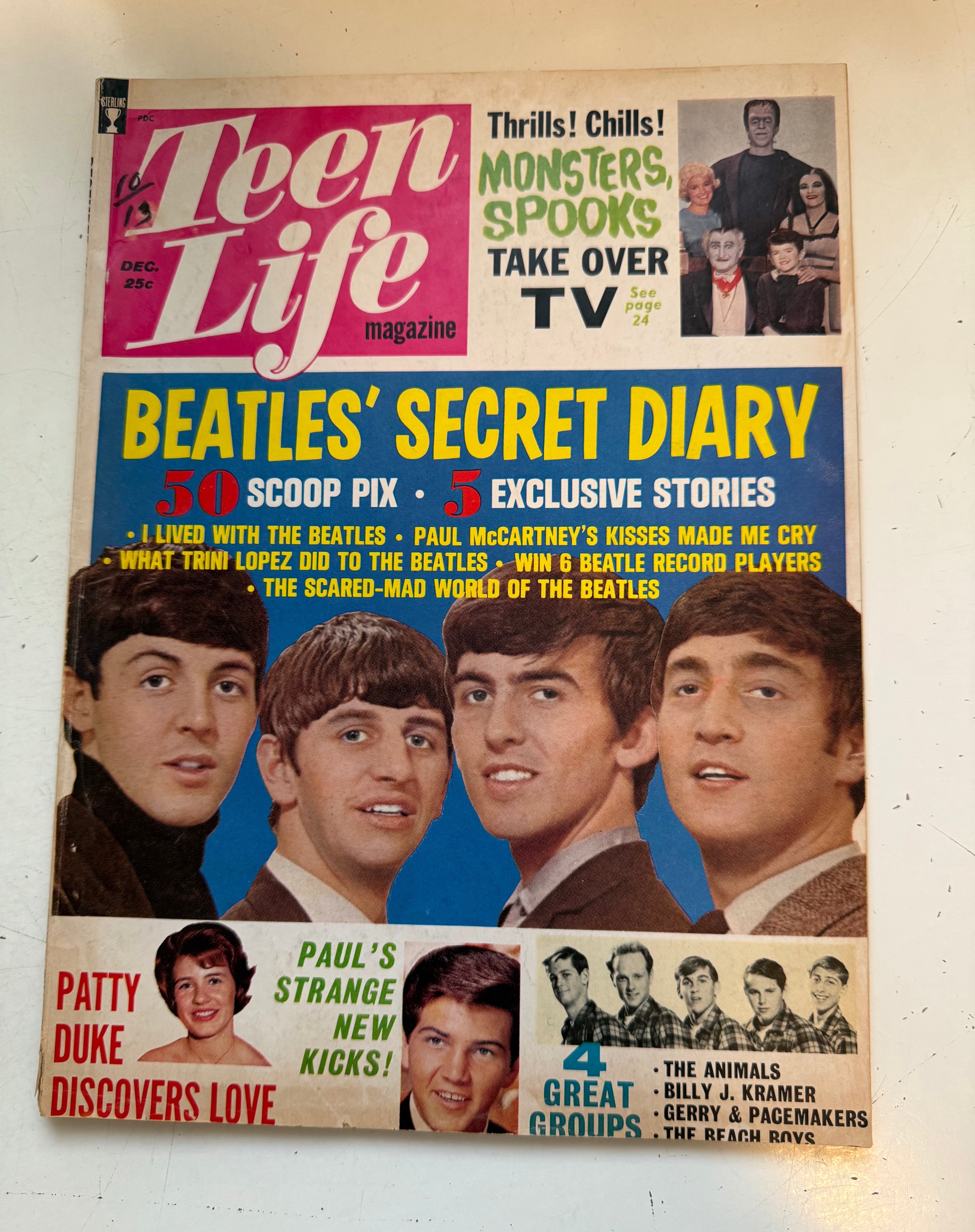 Teen Life movie and TV magazine 1964