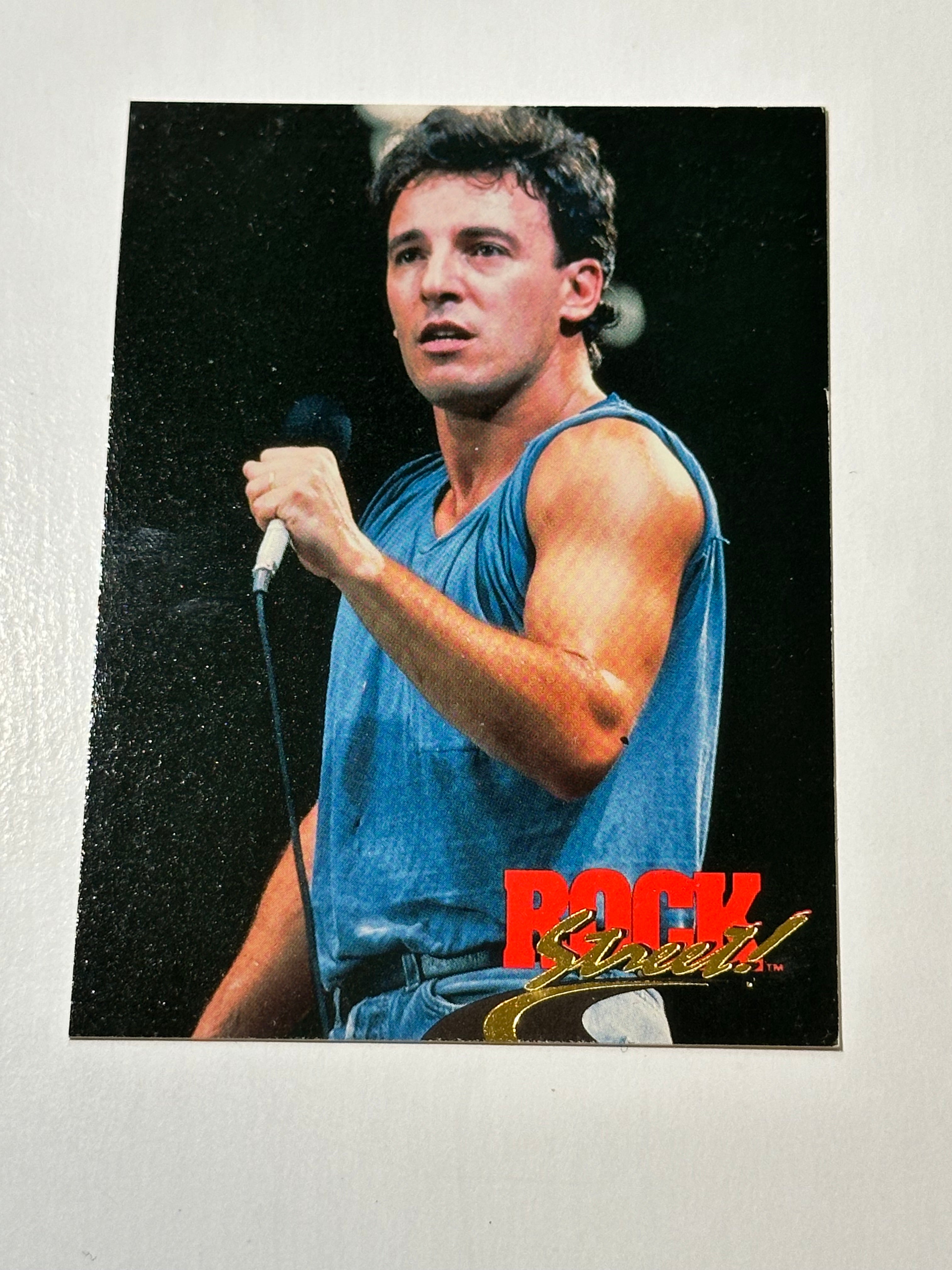 Bruce Springsteen rare vintage rockstar card 1991