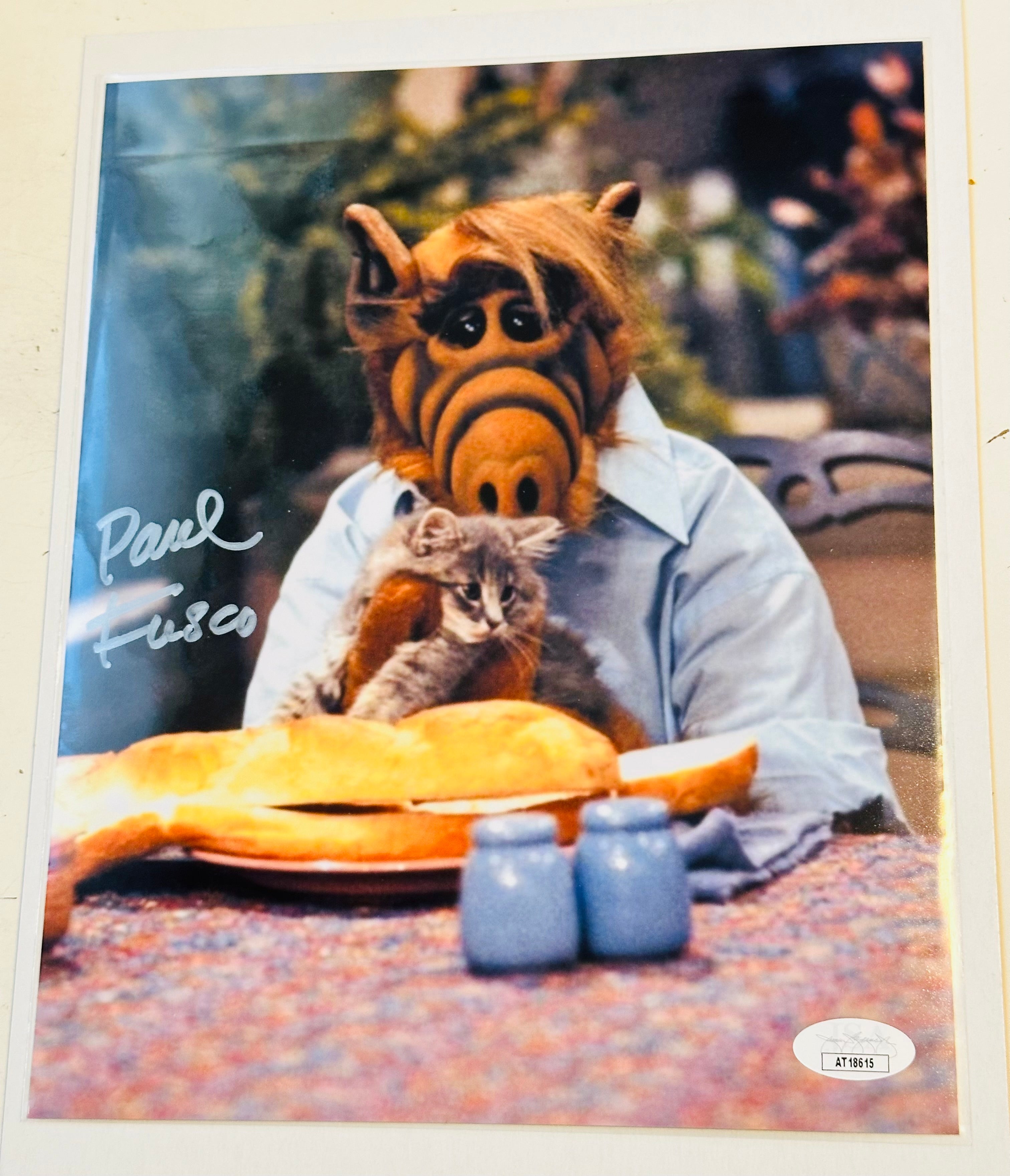 Alf TV show Paul Fusco voice actor of Alf signed 8x10 photo JSA certified