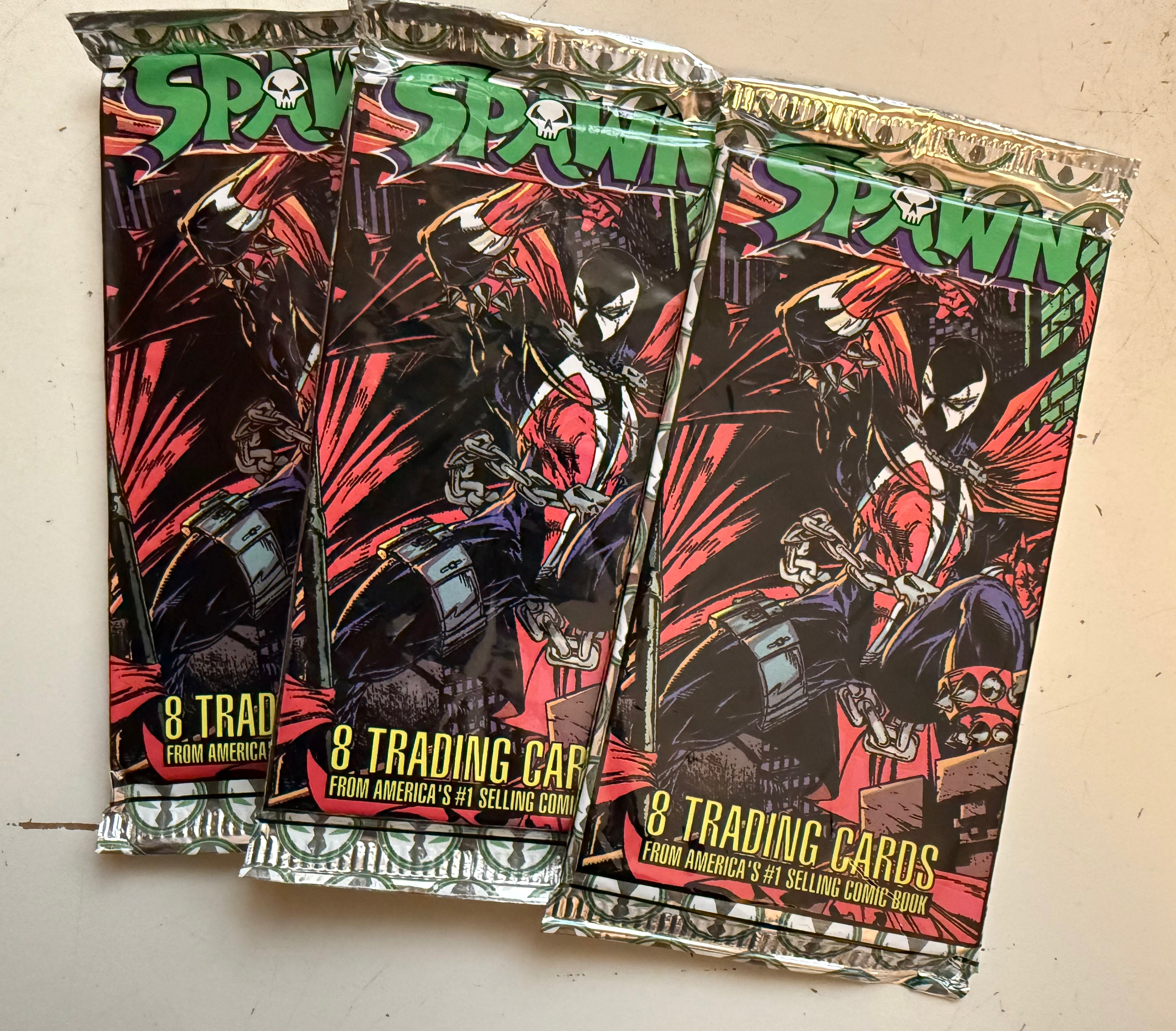 Spawn Todd McFarlane 3 vintage sealed comic cards packs lot deal 1995