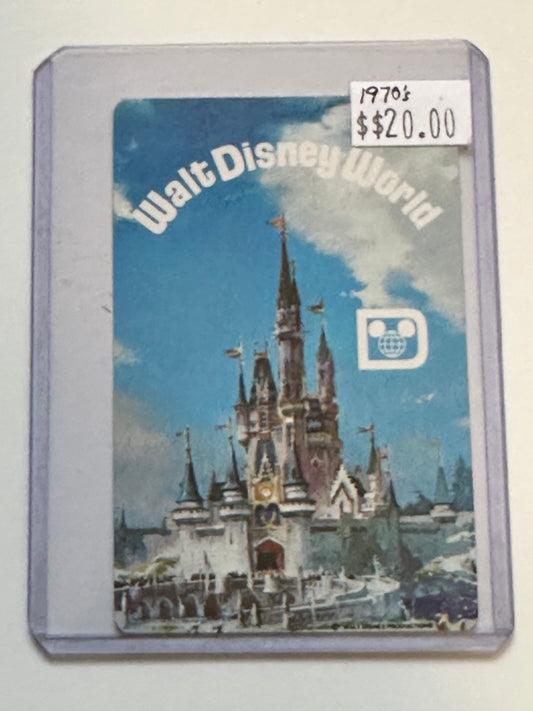 Walt Disney world vintage card 1970s