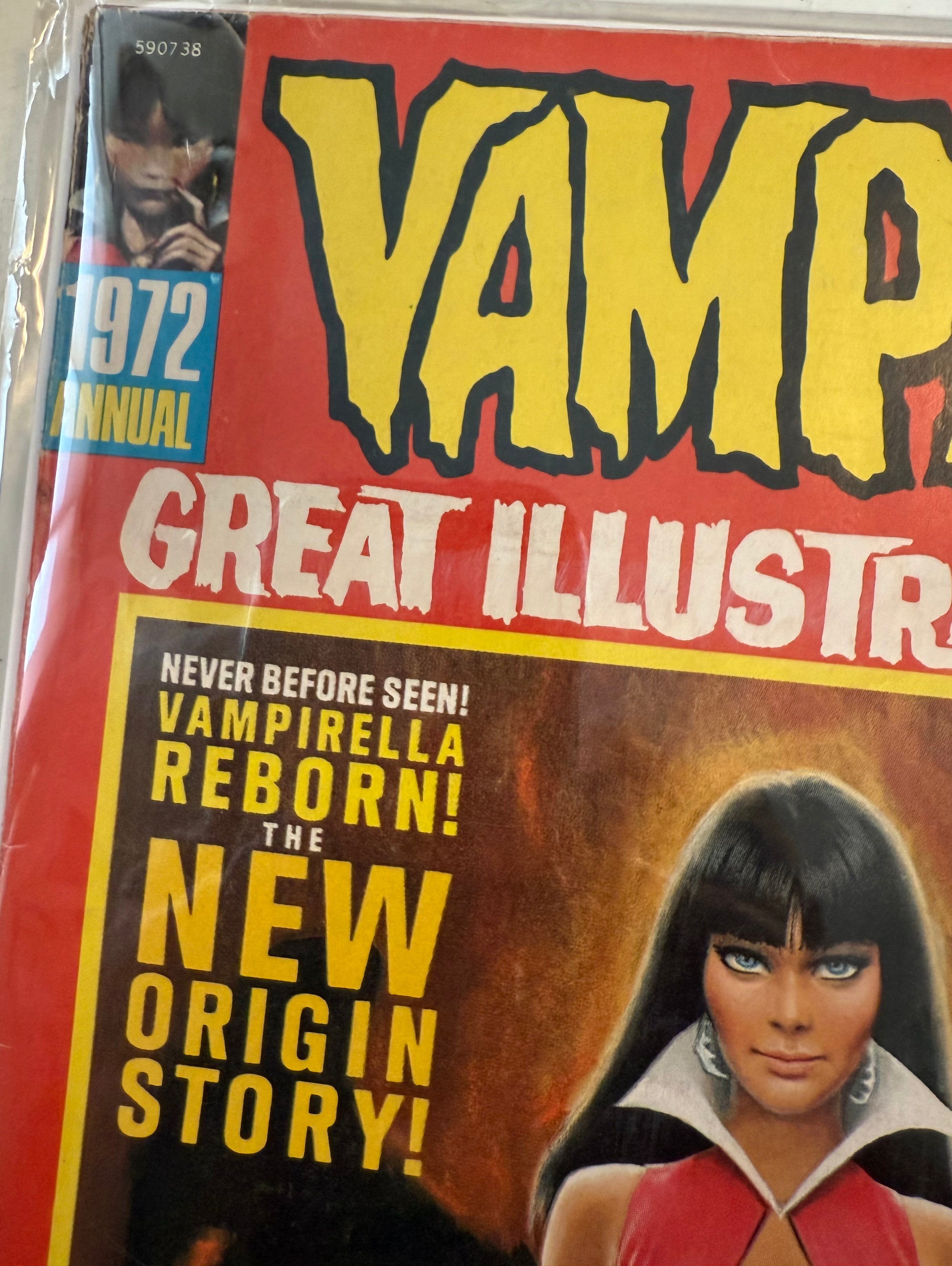Vampirella Annual #1 high grade condition comic magazine 1972