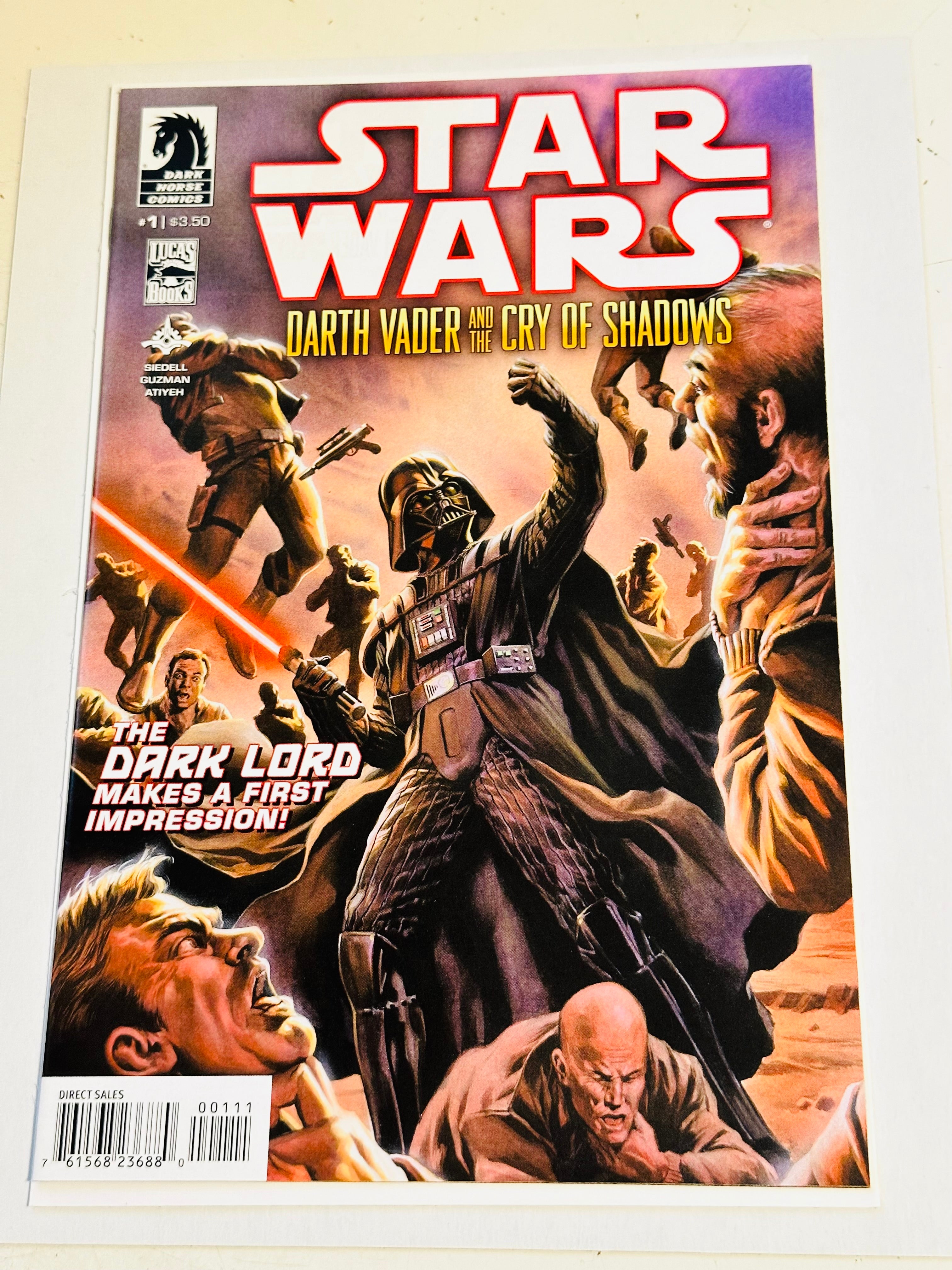 Star Wars Darth Vader in the cry of shadows high-grade condition number 1 comic book
