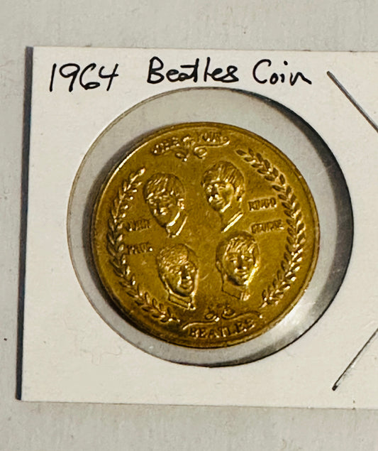 Beatles rare original limited issued coin 1964