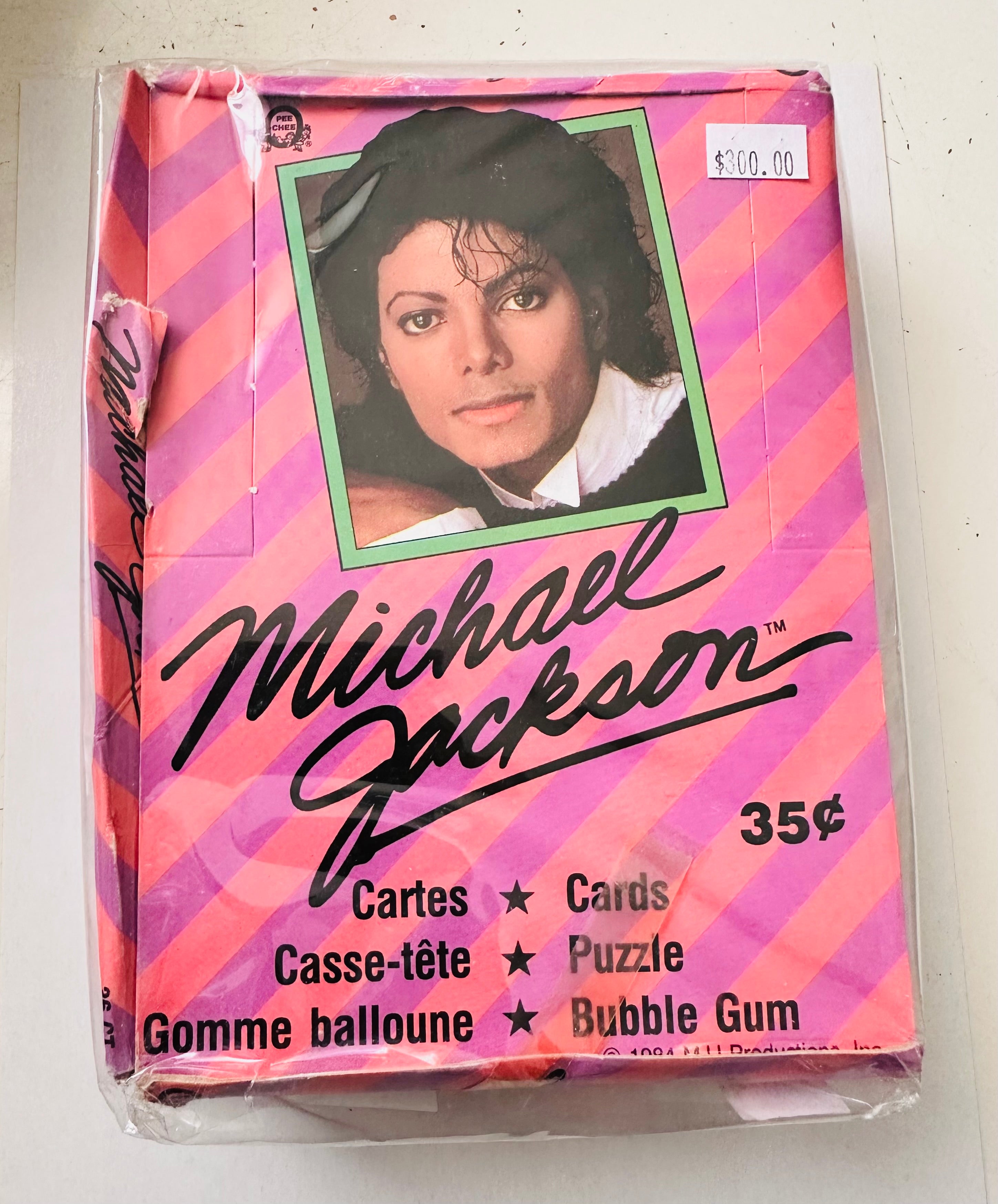 Michael Jackson rare Opc Canadian version cards 36 sealed packs box 1984
