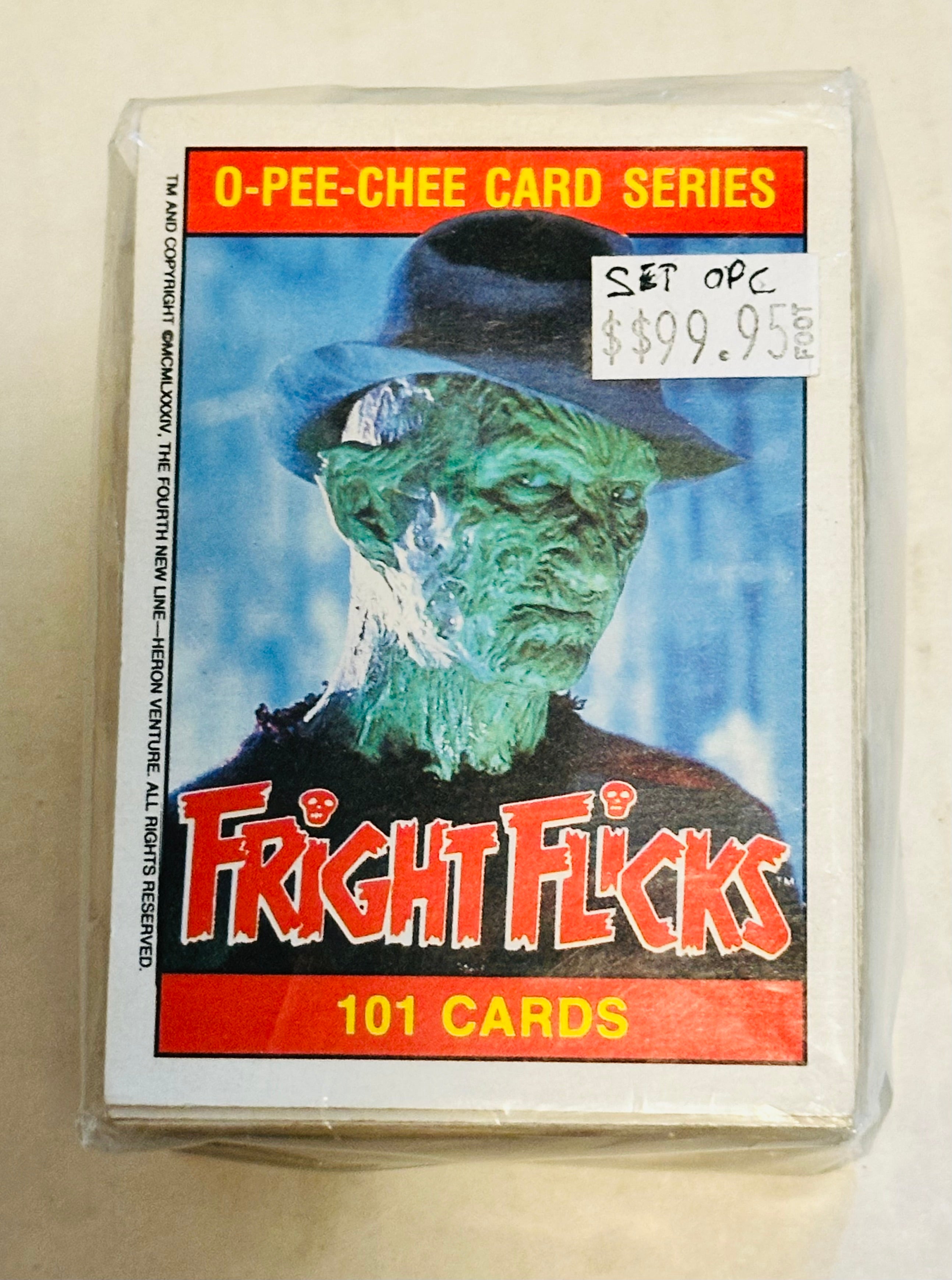 Fright Flicks cards set￼1988