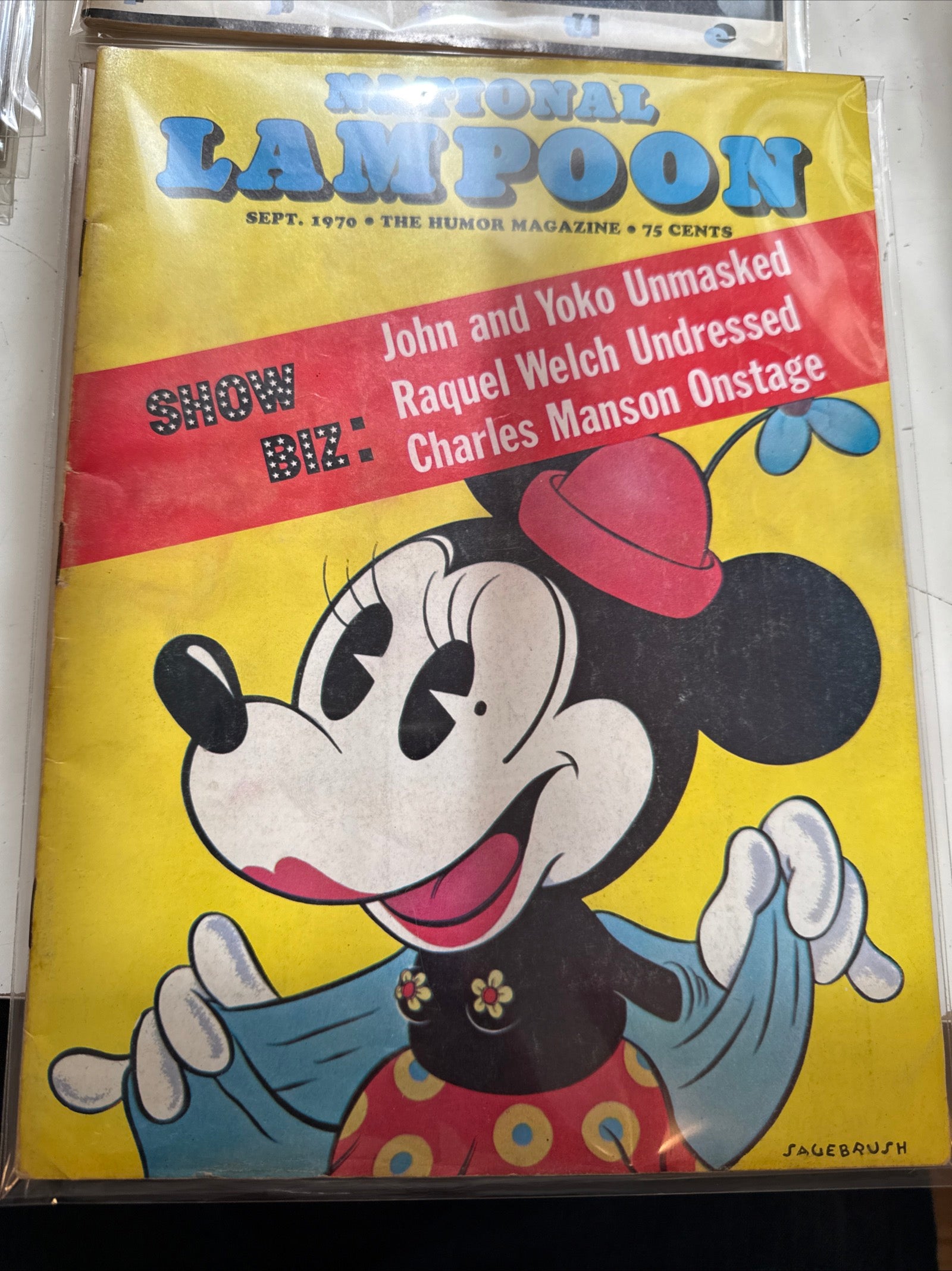 National Lampoon vintage Disney cover comedy magazine 1970s