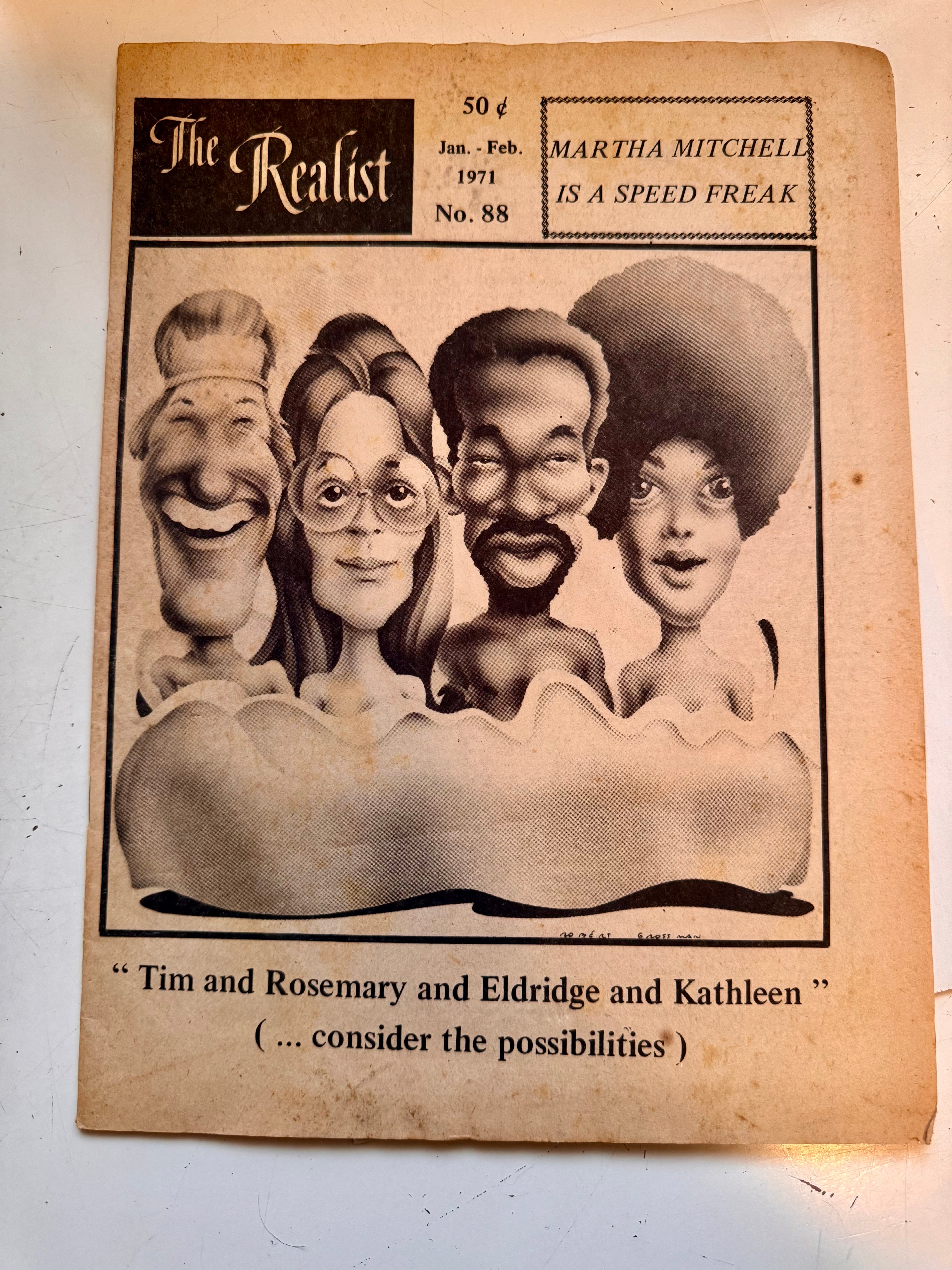 The Realist , social political newspaper, 1971