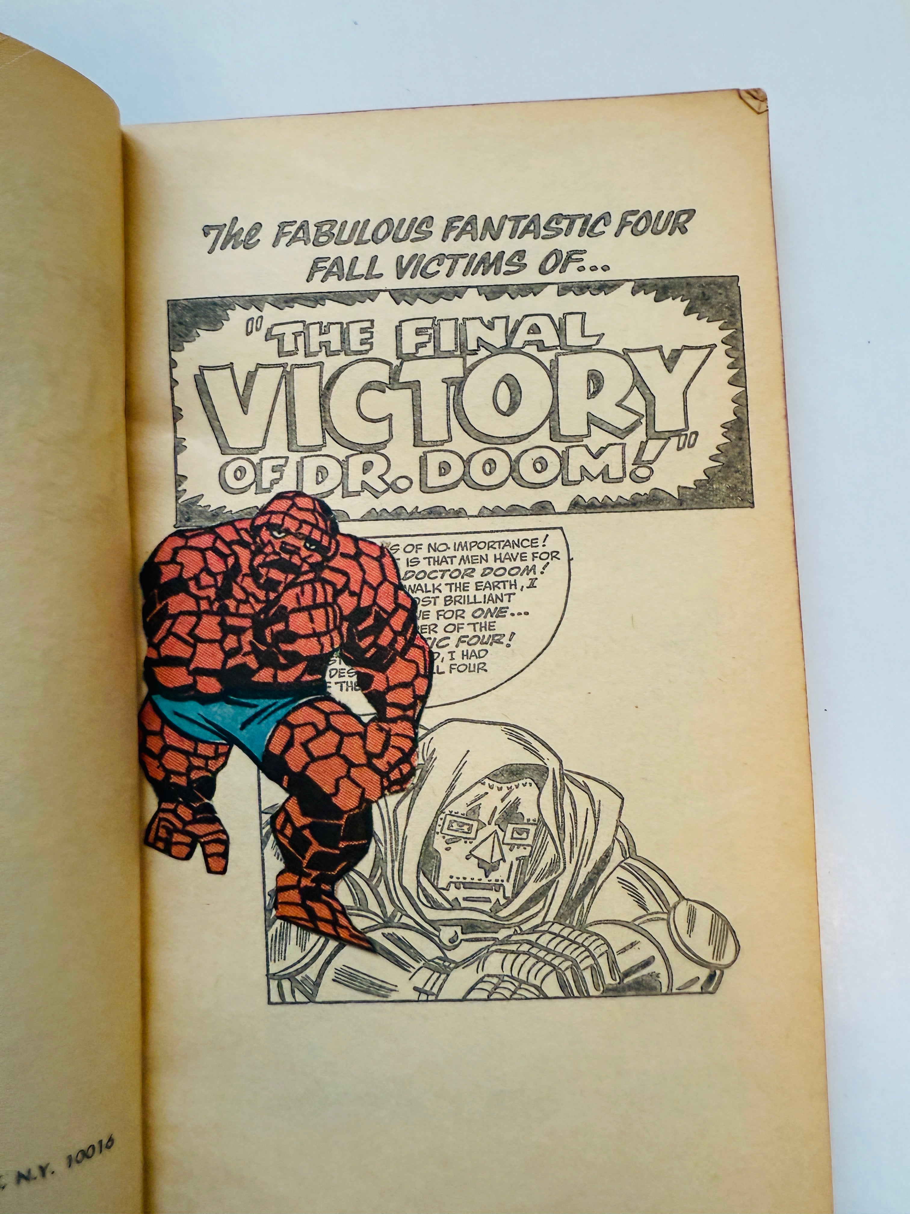 Fantastic Four vintage comic pocketbook 1967.