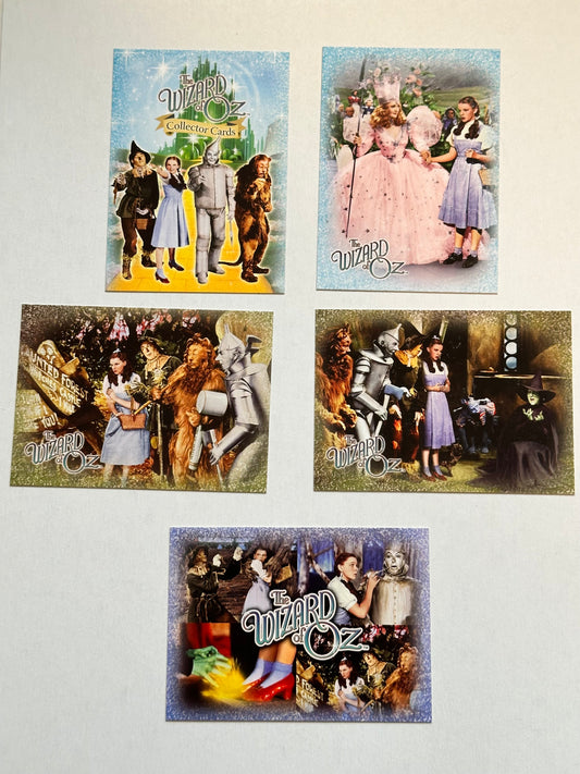 The Wizard of Oz 5 cards promos lot deal early 2000s