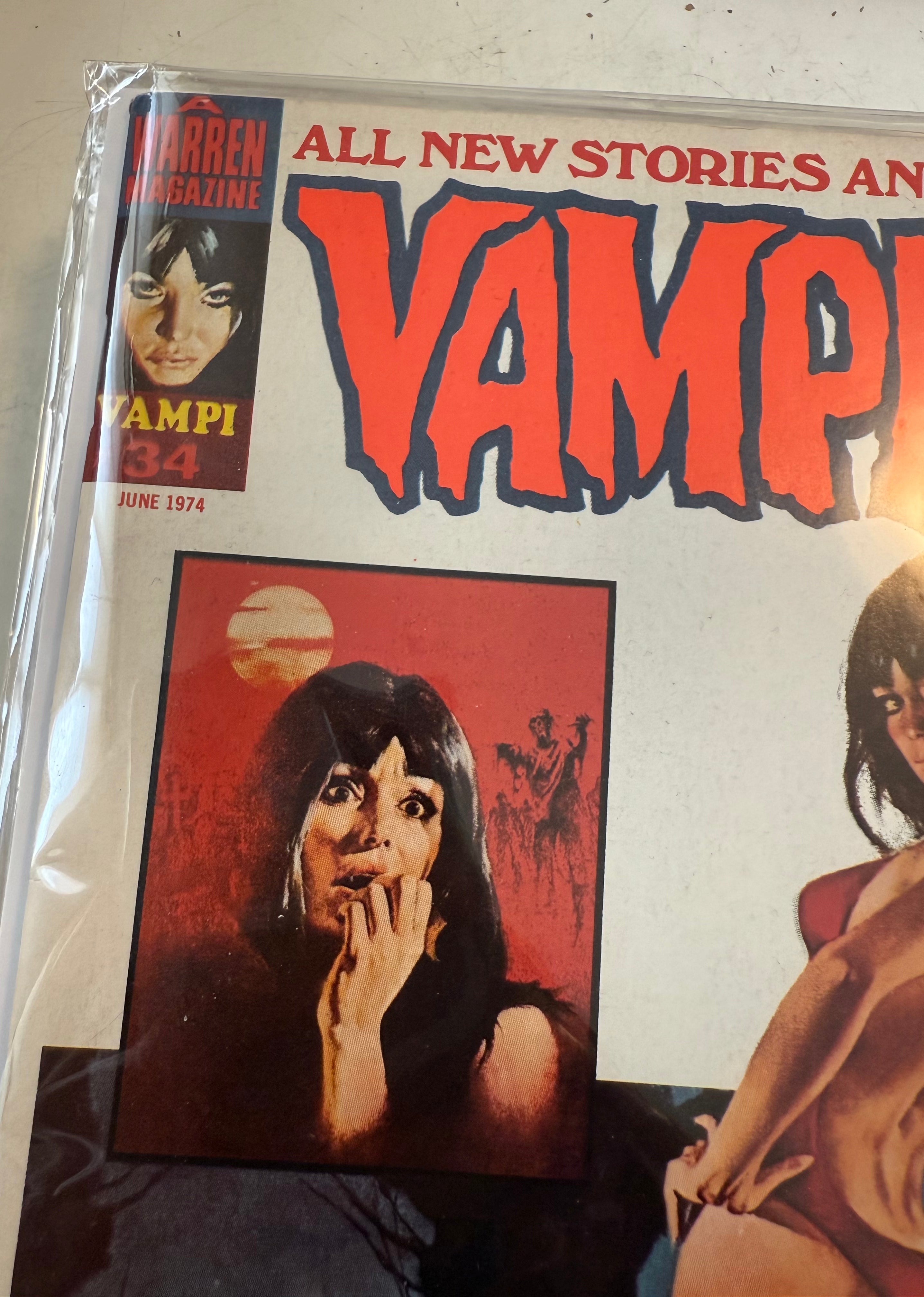 Vampirella #34 comic magazine Vf condition 1974